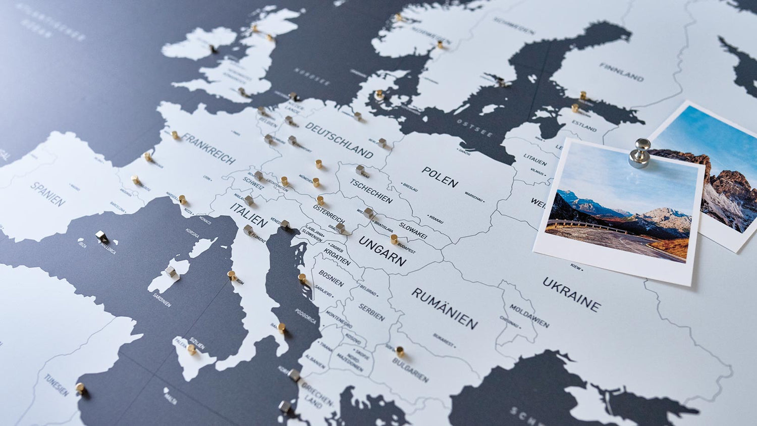 Schönste Straßen der Welt – auf der Weltkarte gezeigt