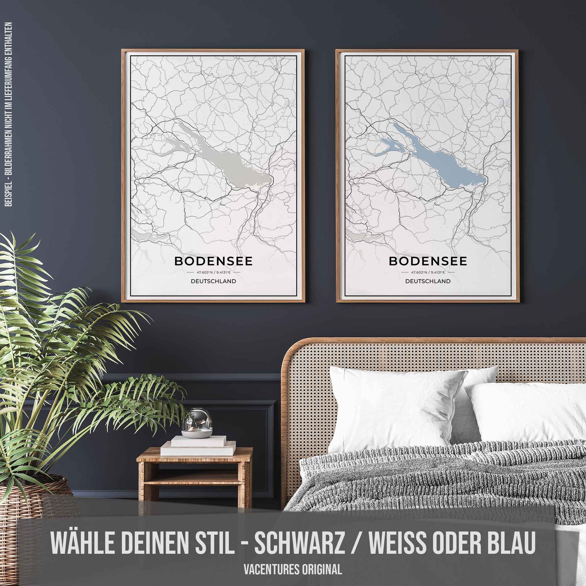 See Karten Poster - Bodensee