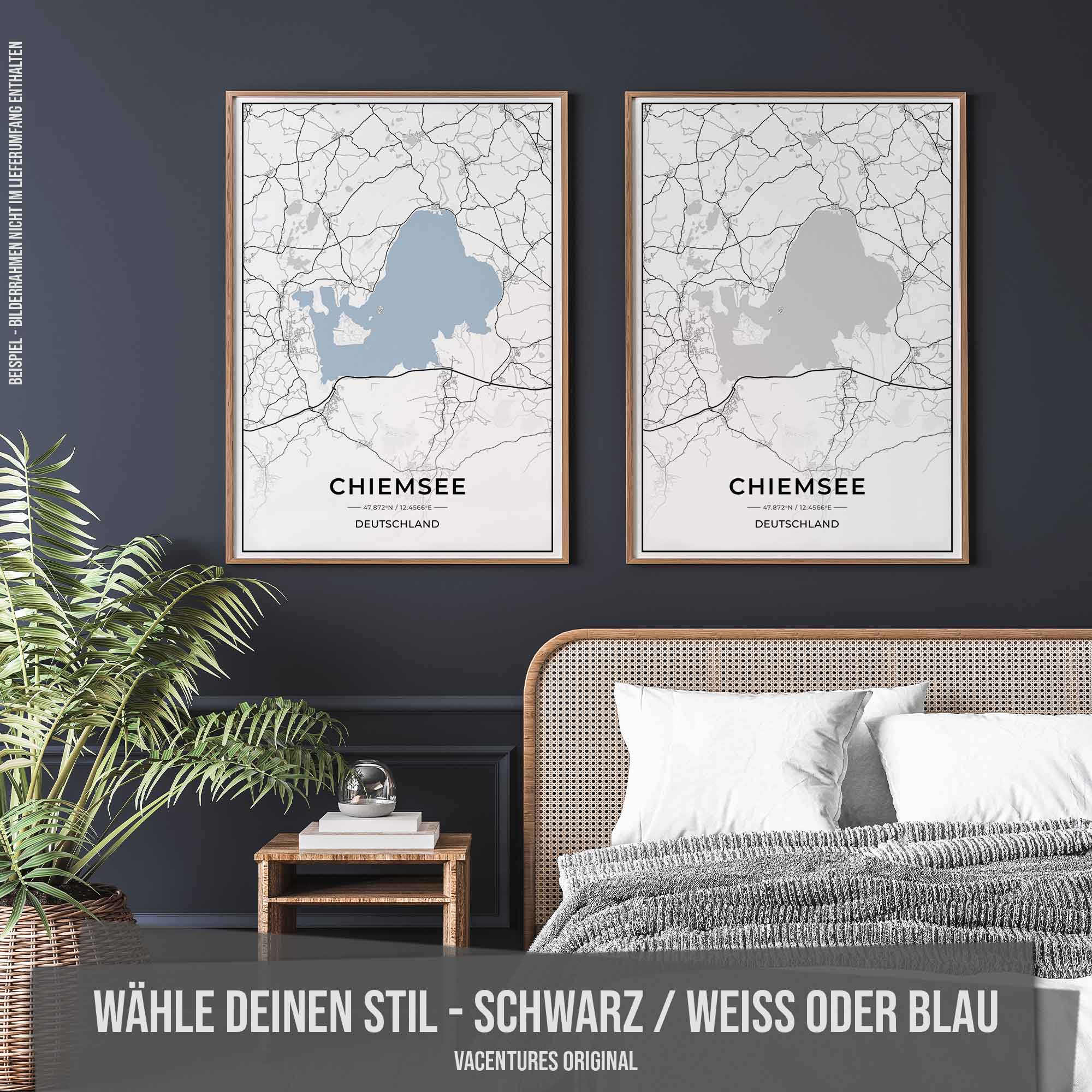 See Karten Poster - Chiemsee