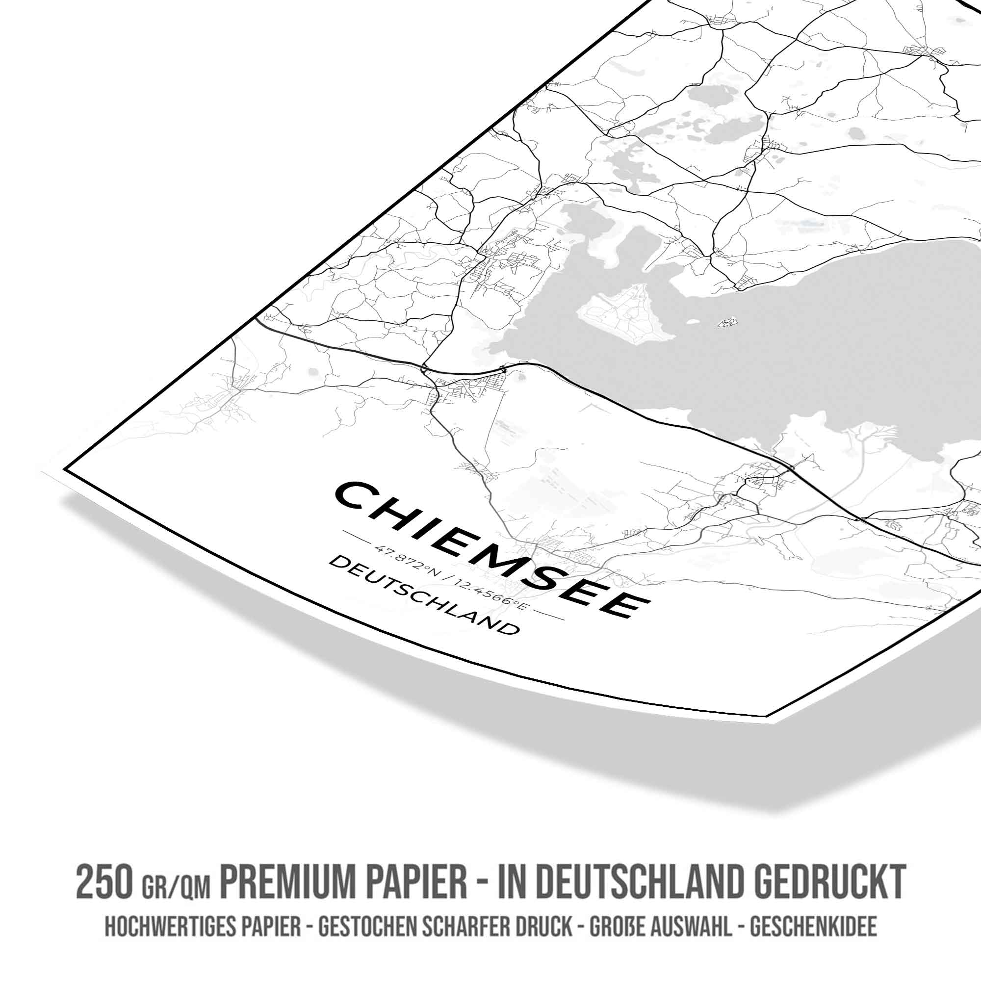 See Karten Poster - Chiemsee