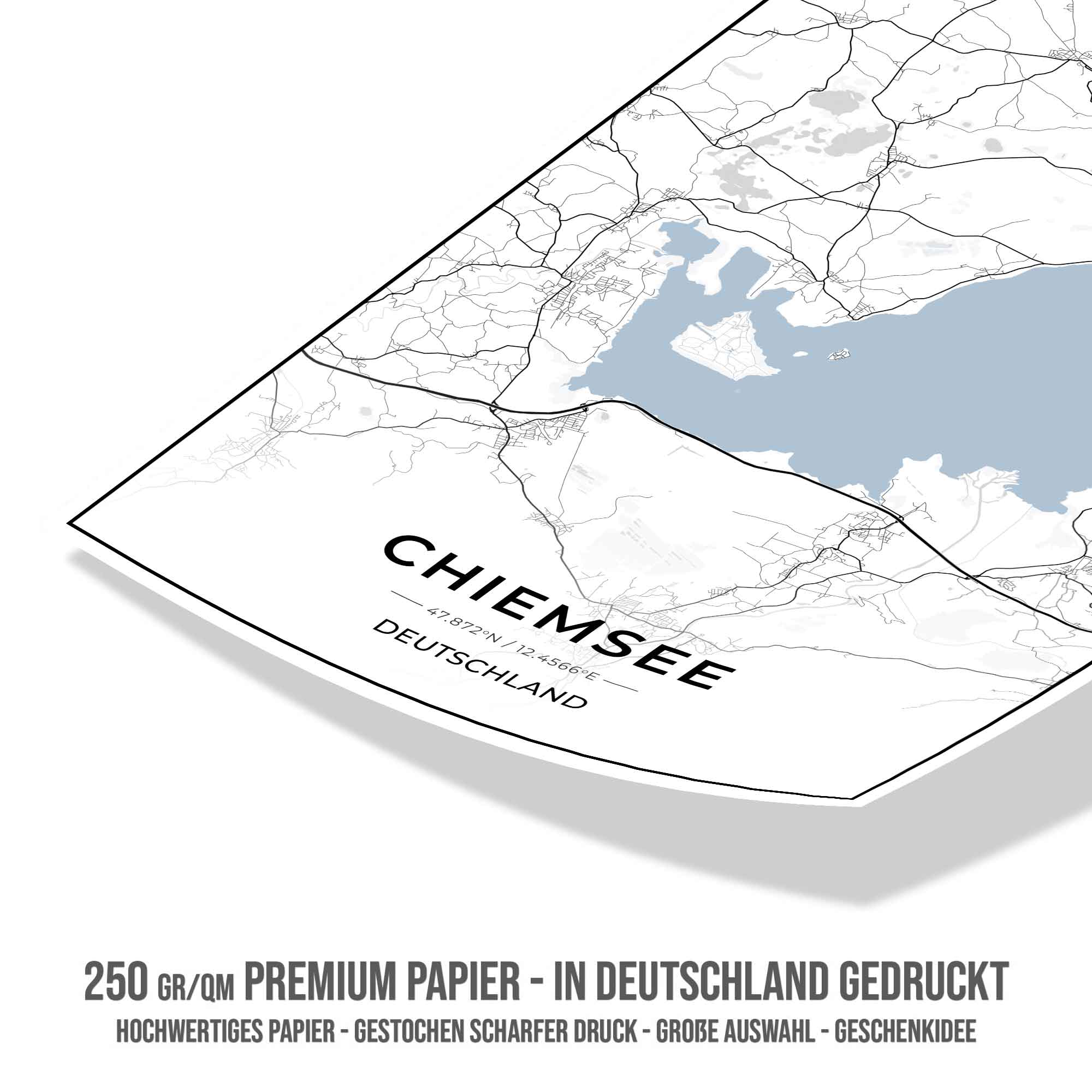 See Karten Poster - Chiemsee