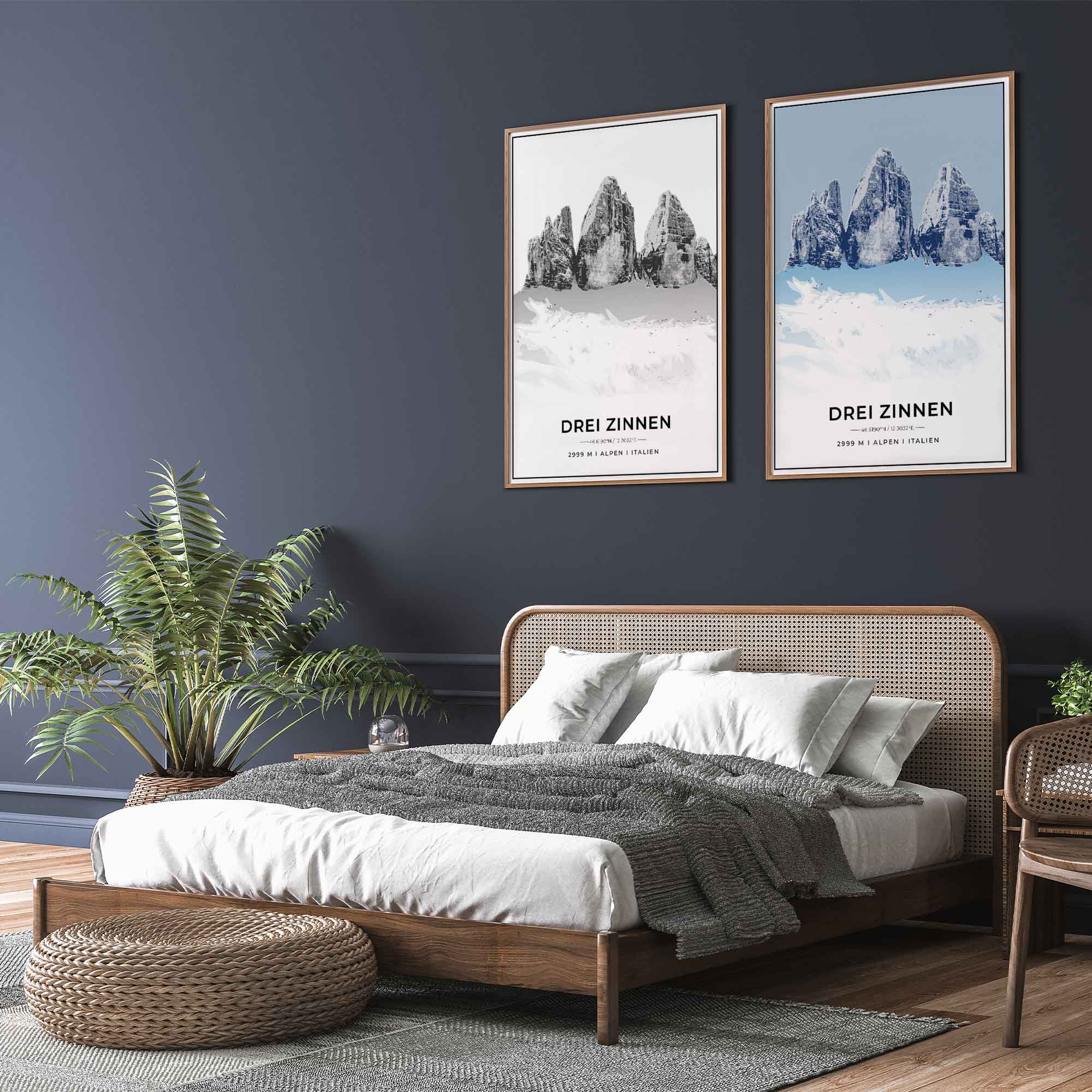 Berge Poster - Drei Zinnen