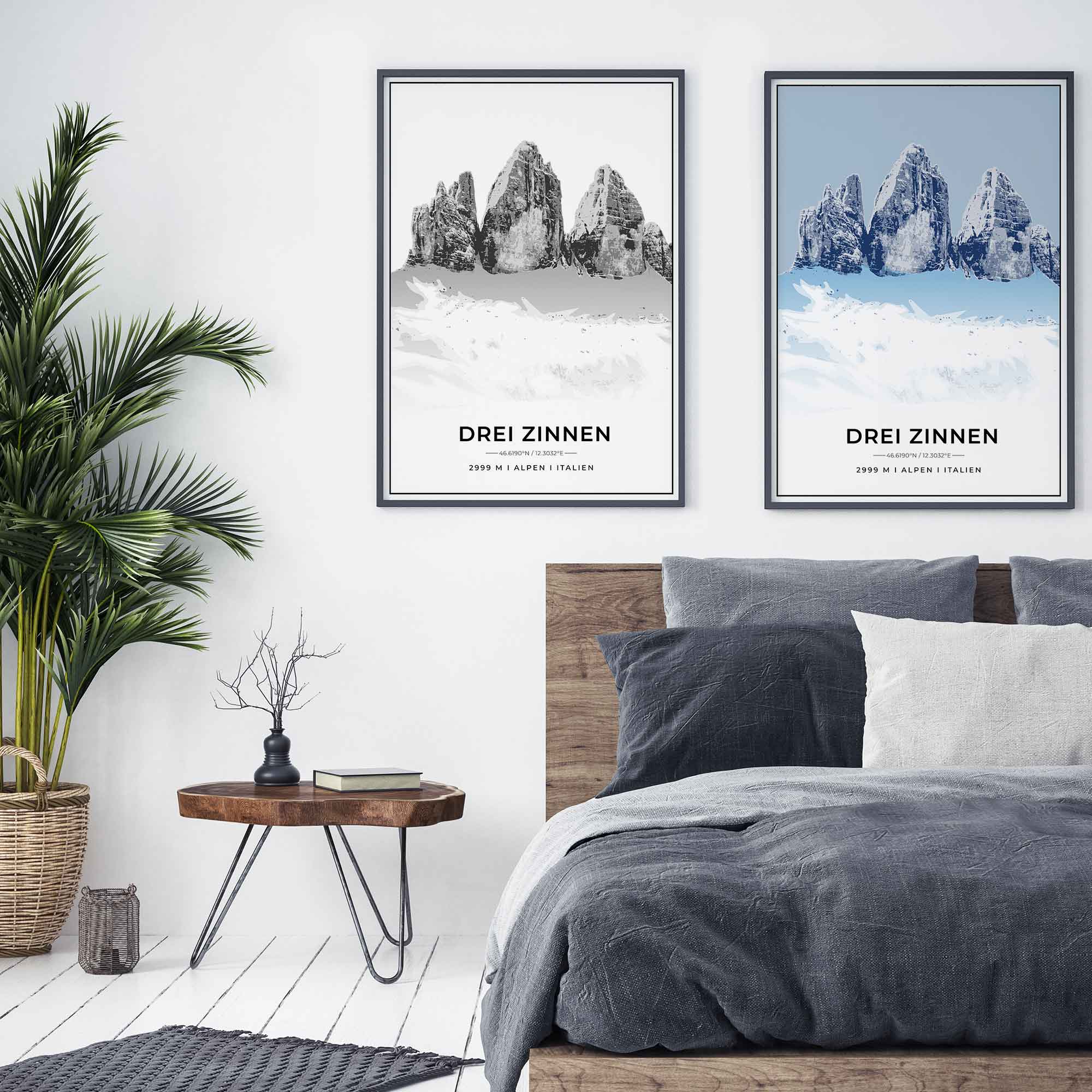 Berge Poster - Drei Zinnen