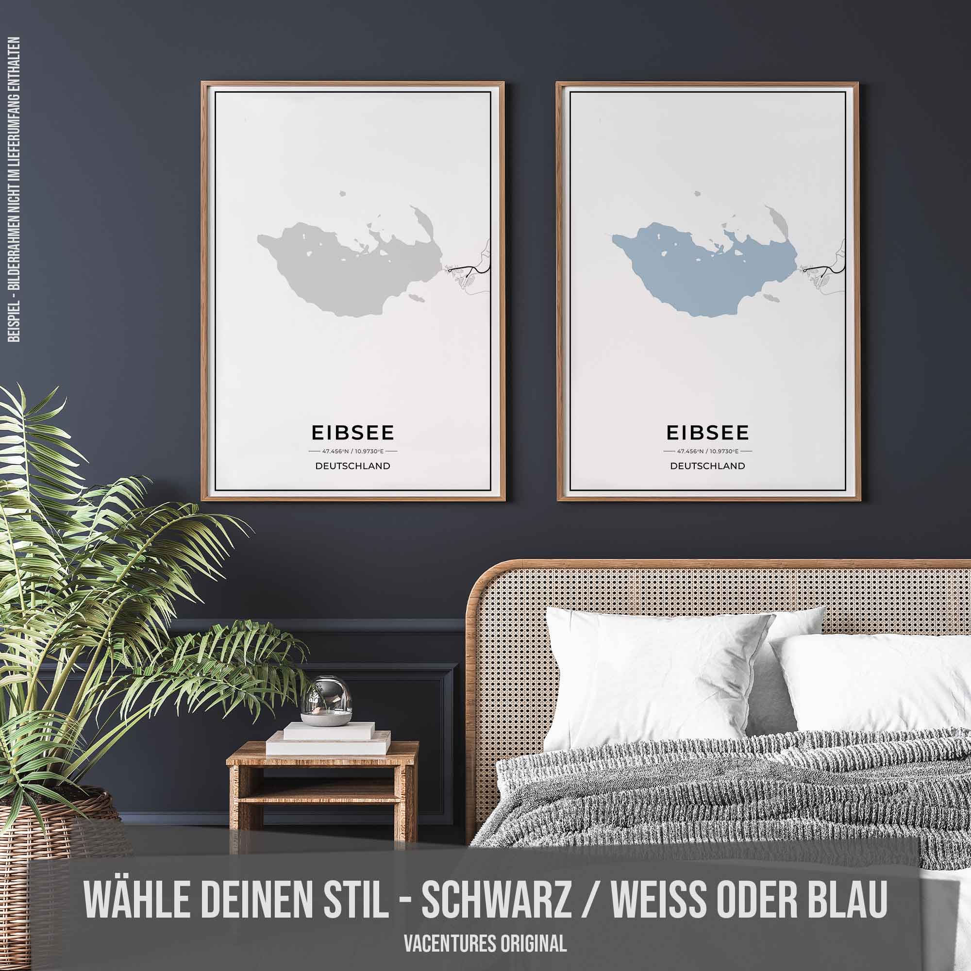 See Karten Poster - Eibsee
