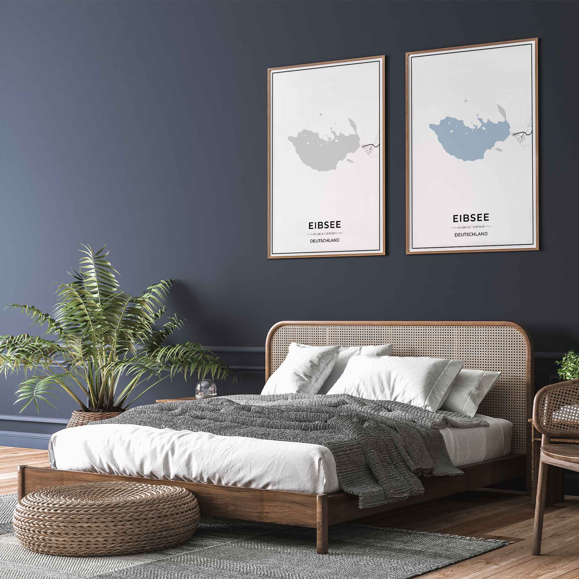 See Karten Poster - Eibsee