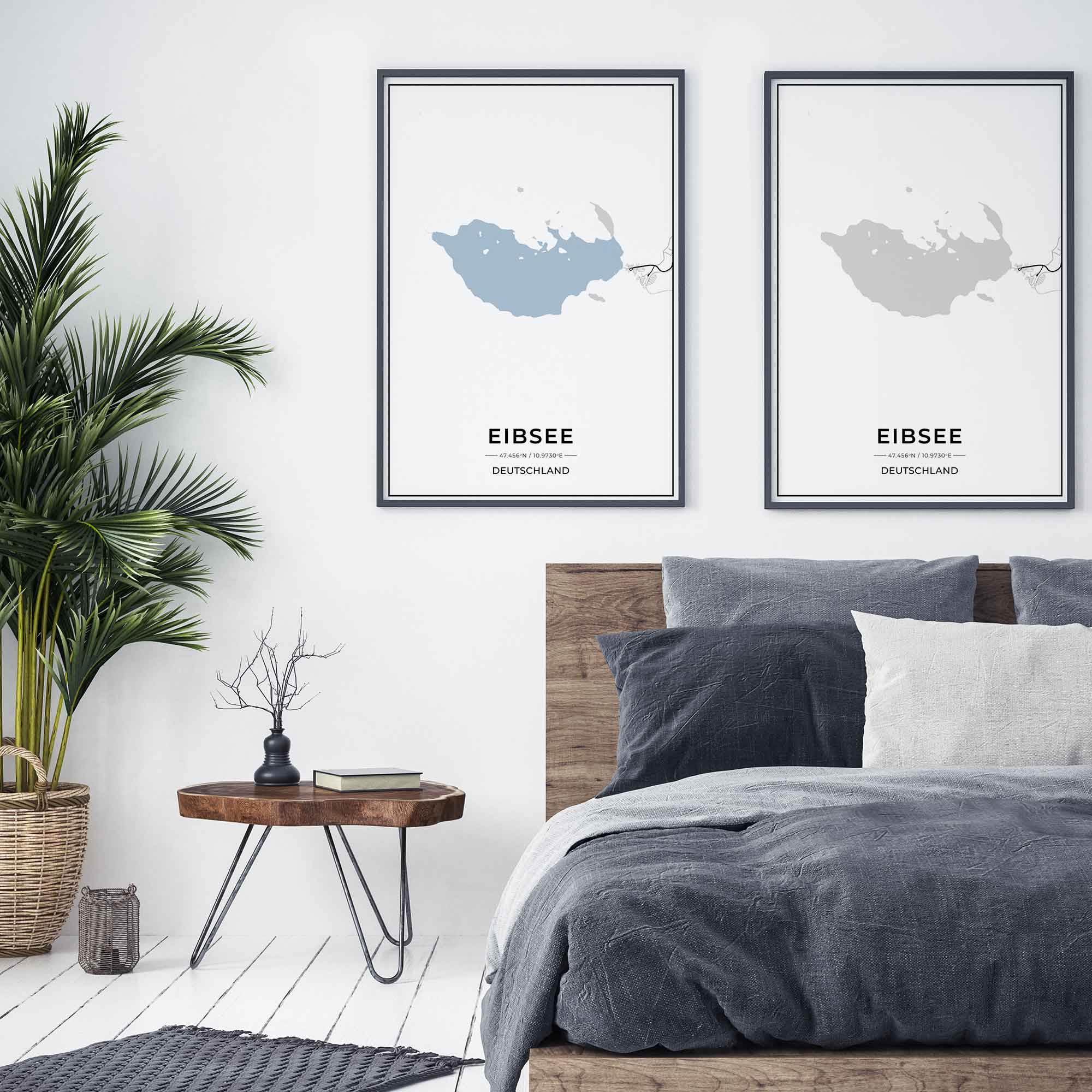 See Karten Poster - Eibsee