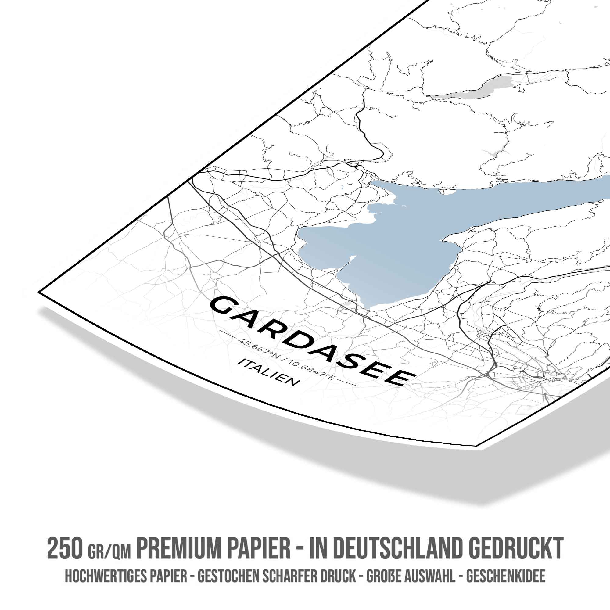 See Karten Poster - Gardasee