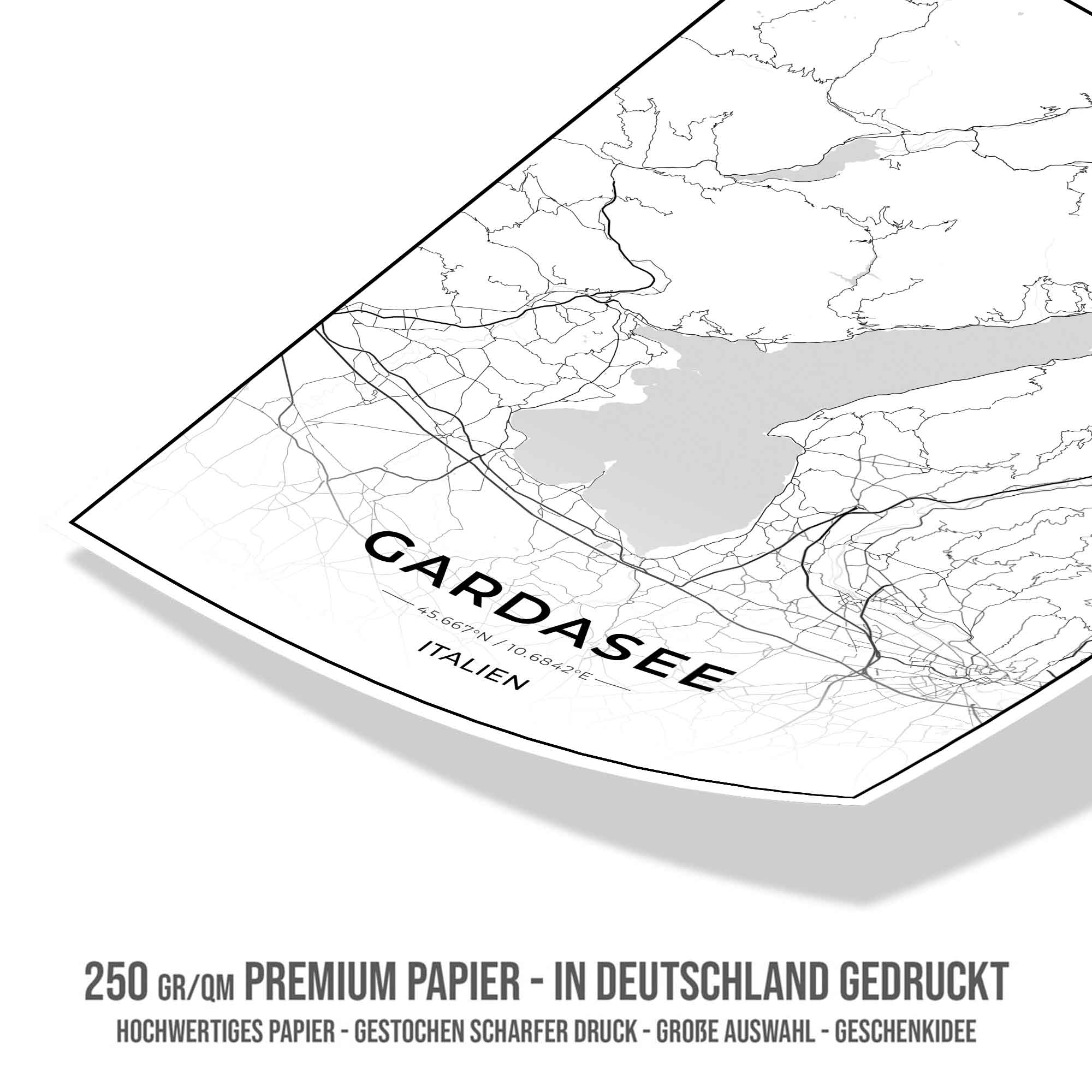 See Karten Poster - Gardasee