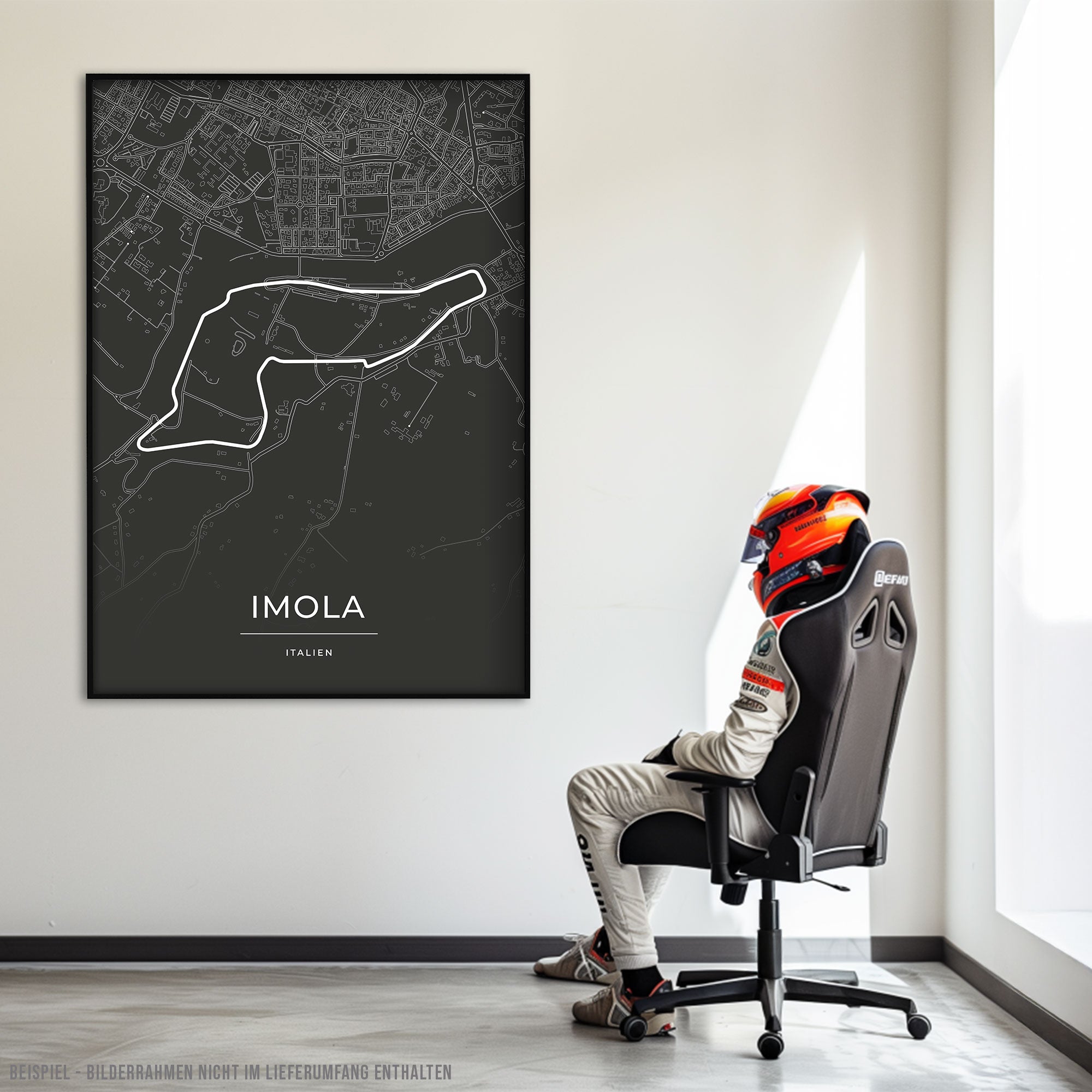 Rennstrecke Poster - Imola - Motorsport Karte