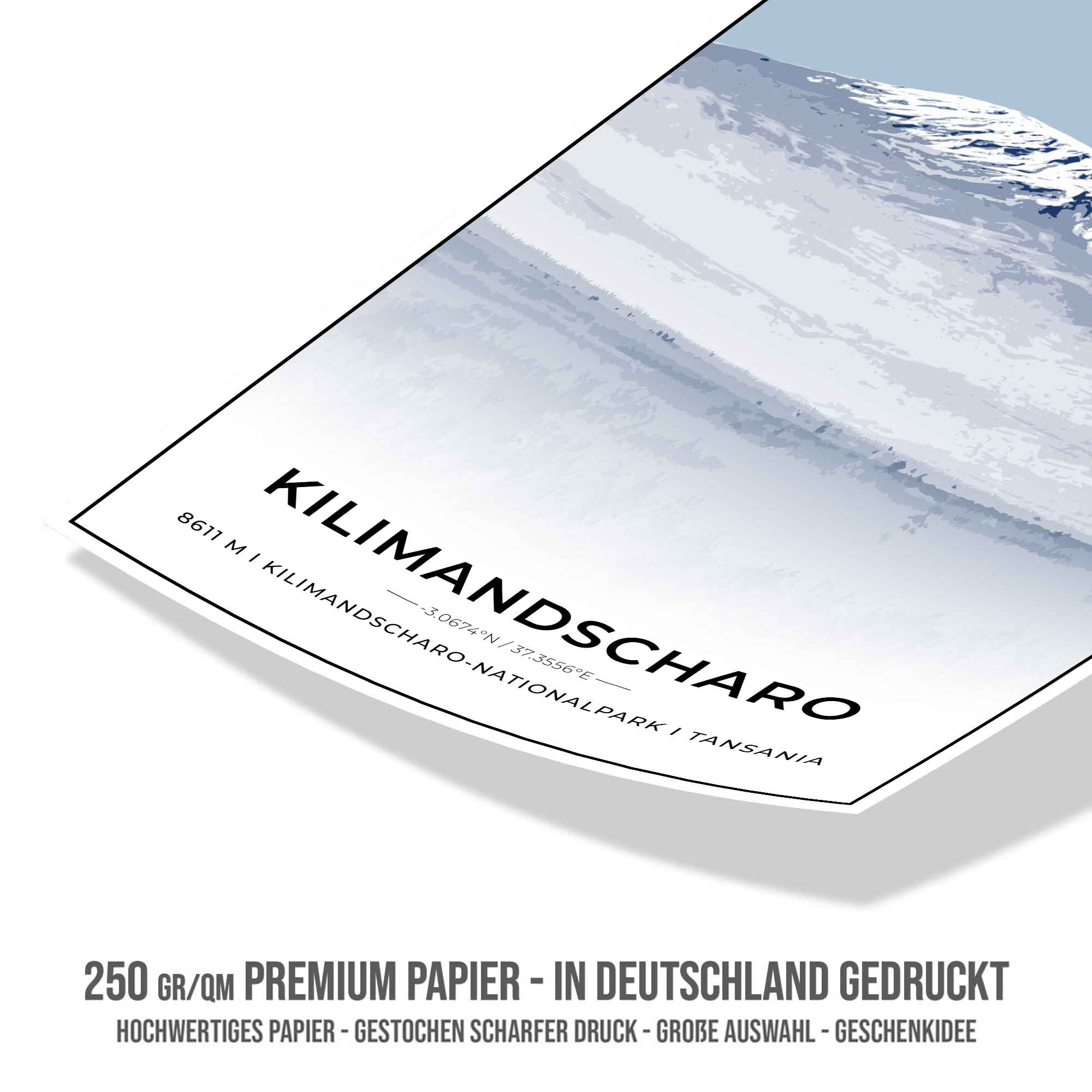 Berge Poster - Kilimandscharo