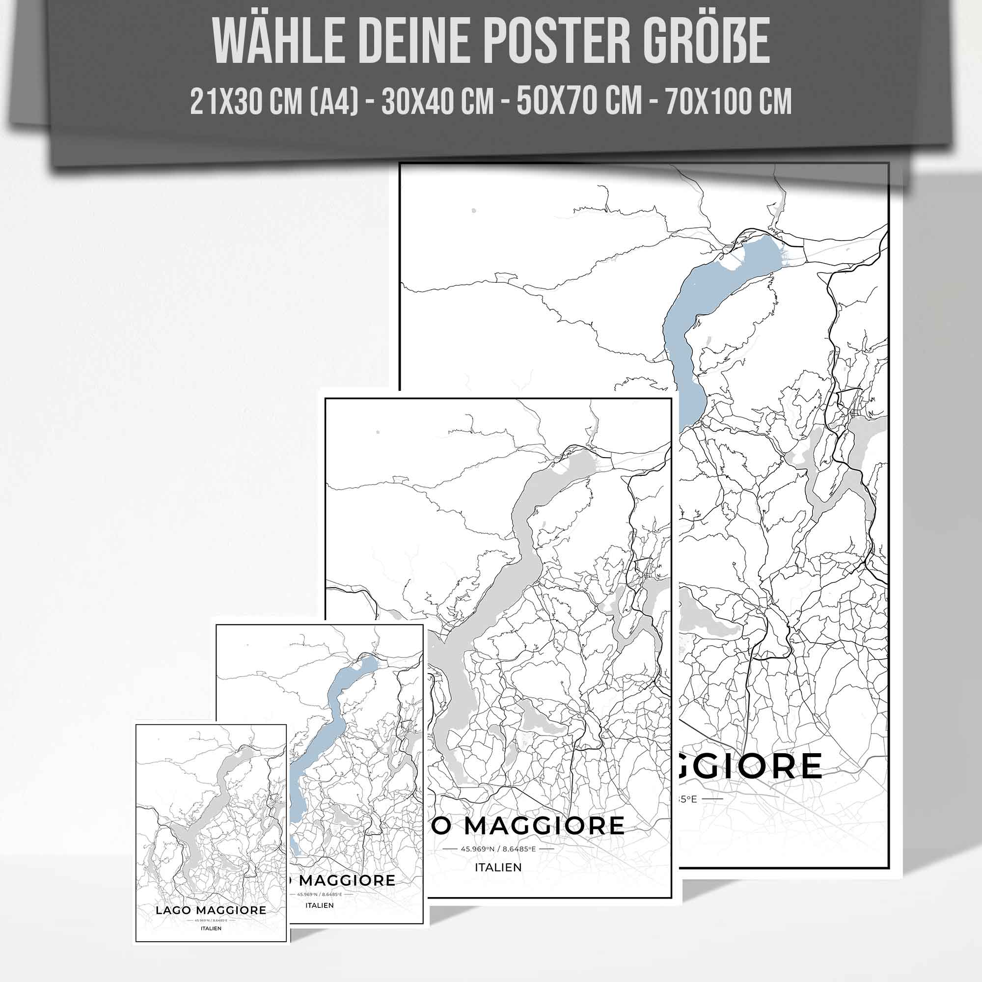 See Karten Poster - Lago Maggiore