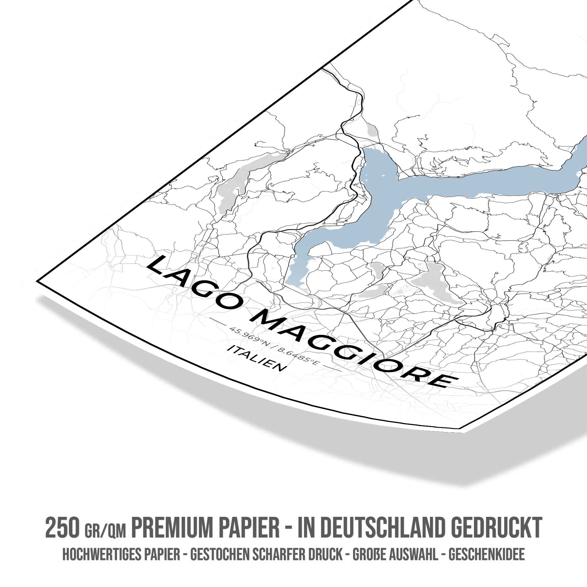 See Karten Poster - Lago Maggiore
