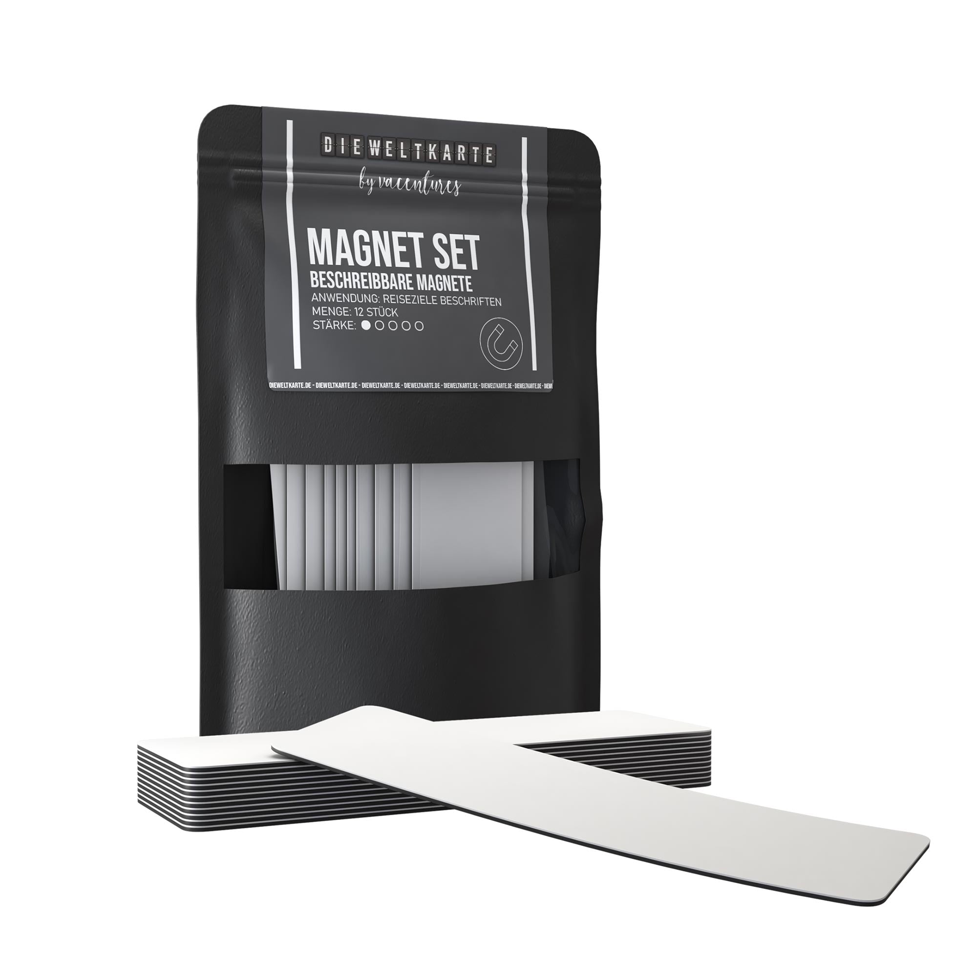 Magnet Set - Beschreibbare Magnete - 12 Stück