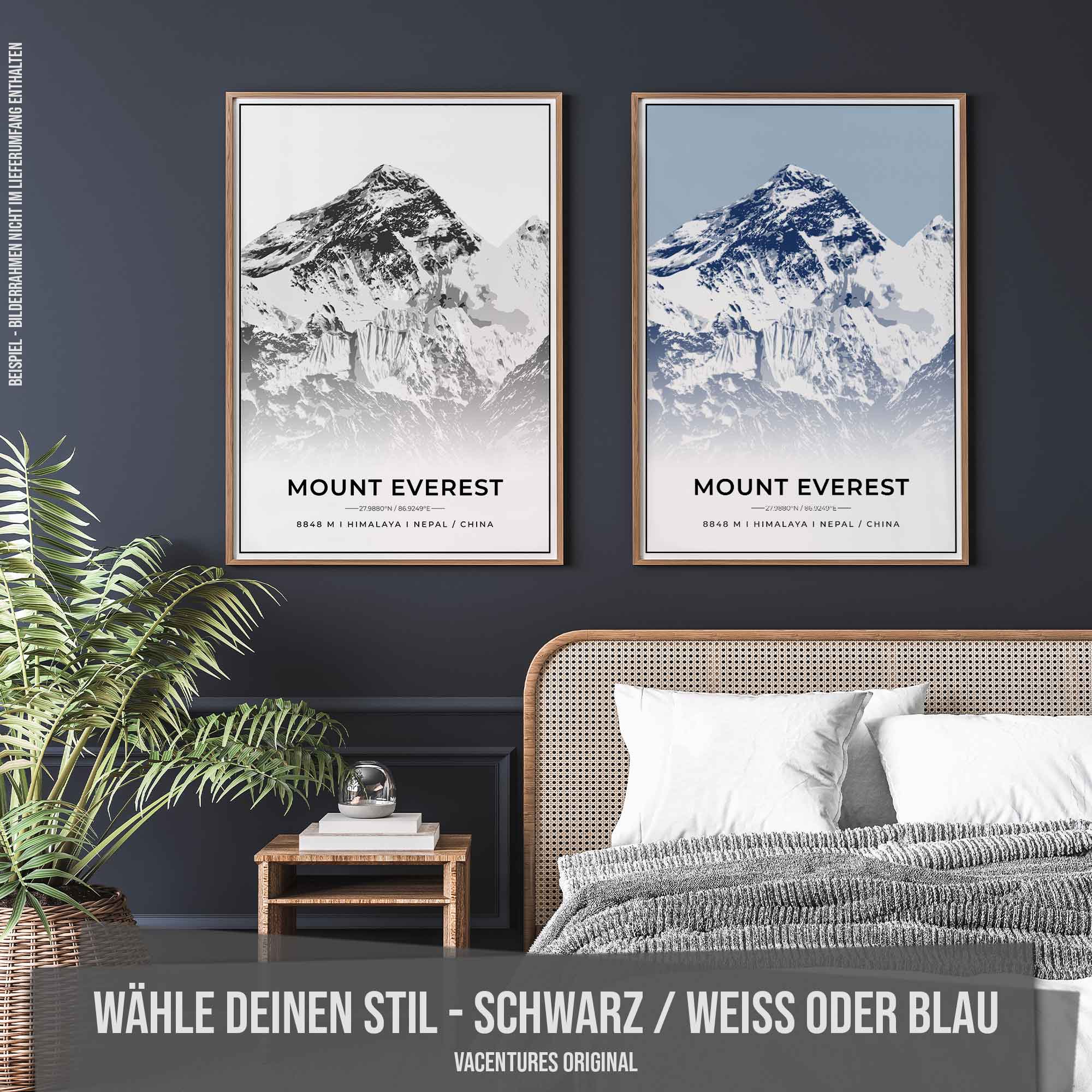 Berge Poster - Mount Whitney