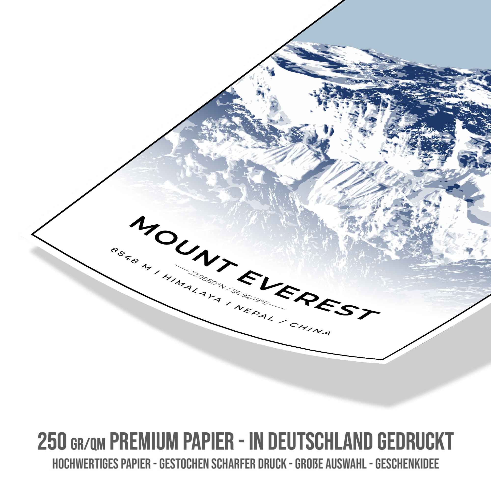 Berge Poster - Mount Everest