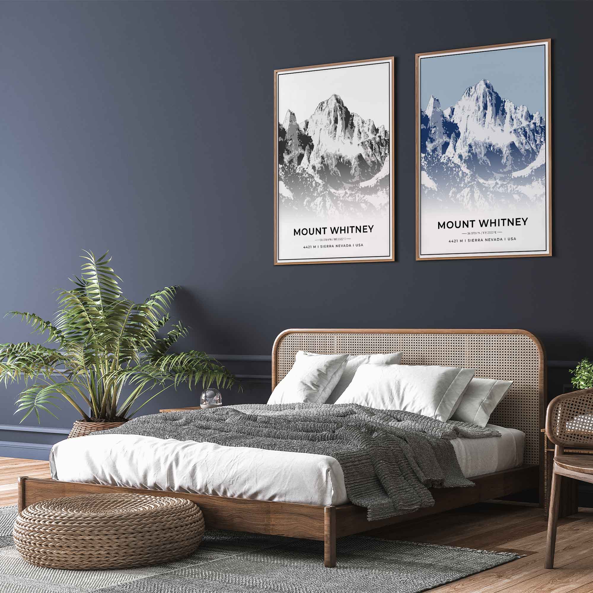 Berge Poster - Mount Whitney