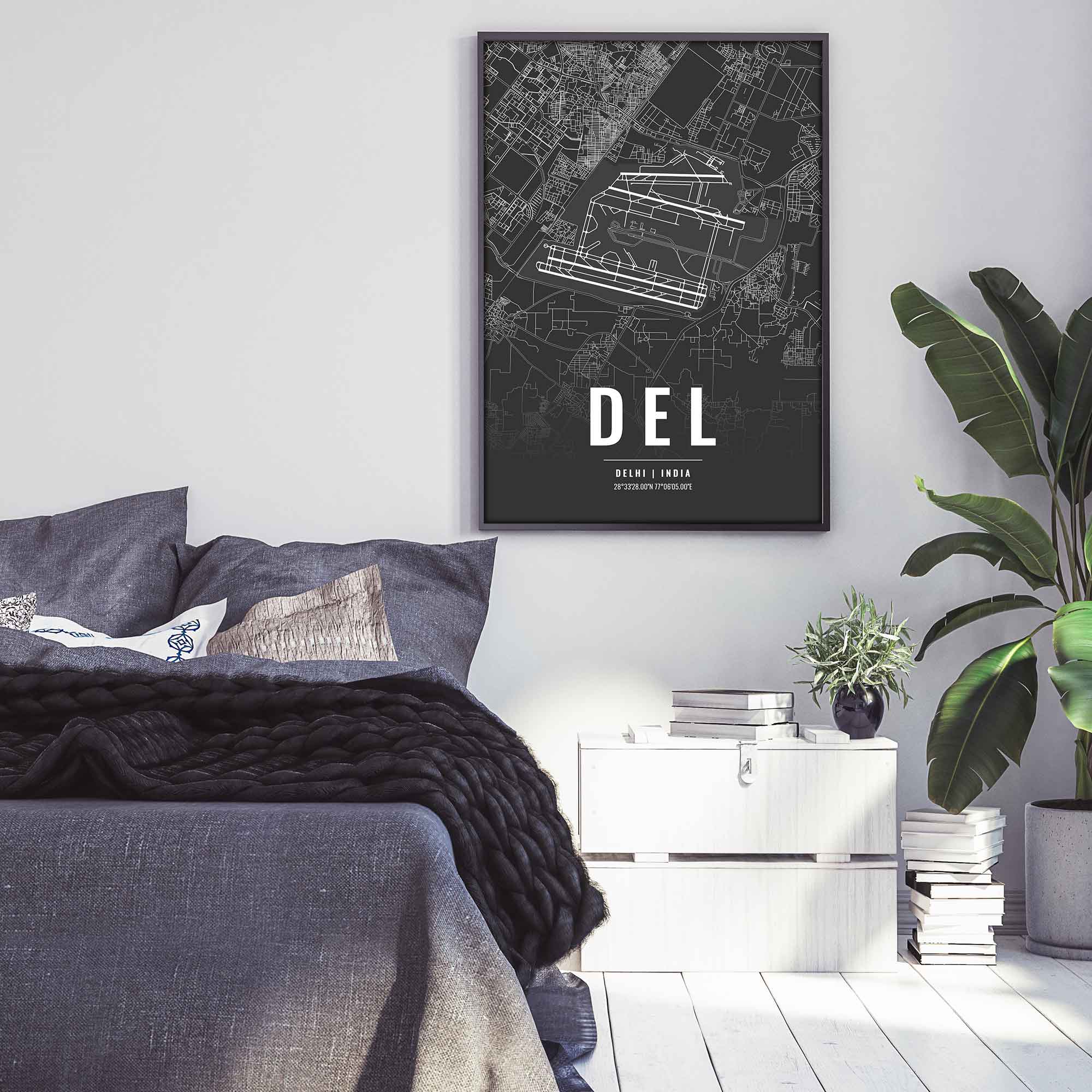 Flughafen Poster - DEL - Delhi