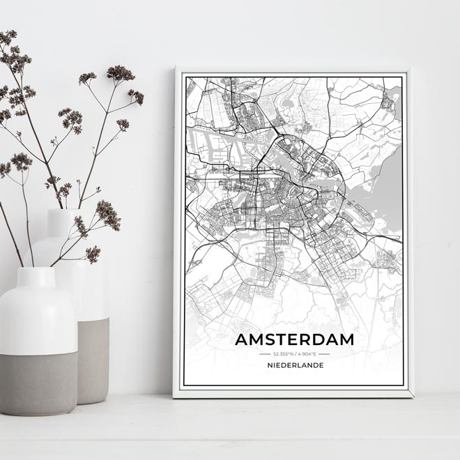 Personalisiertes Stadtposter