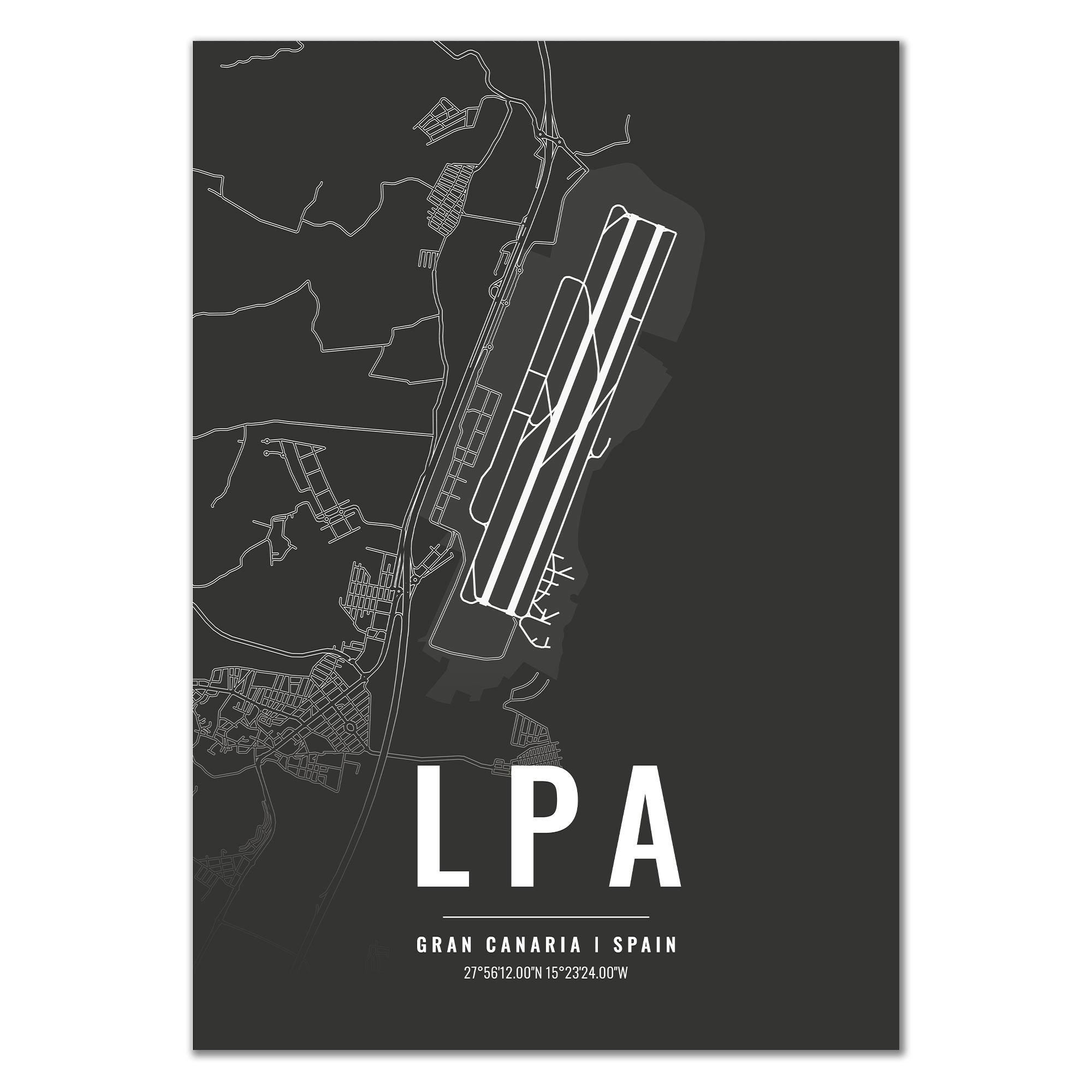 Flughafen Poster - LPA - Gran Canaria