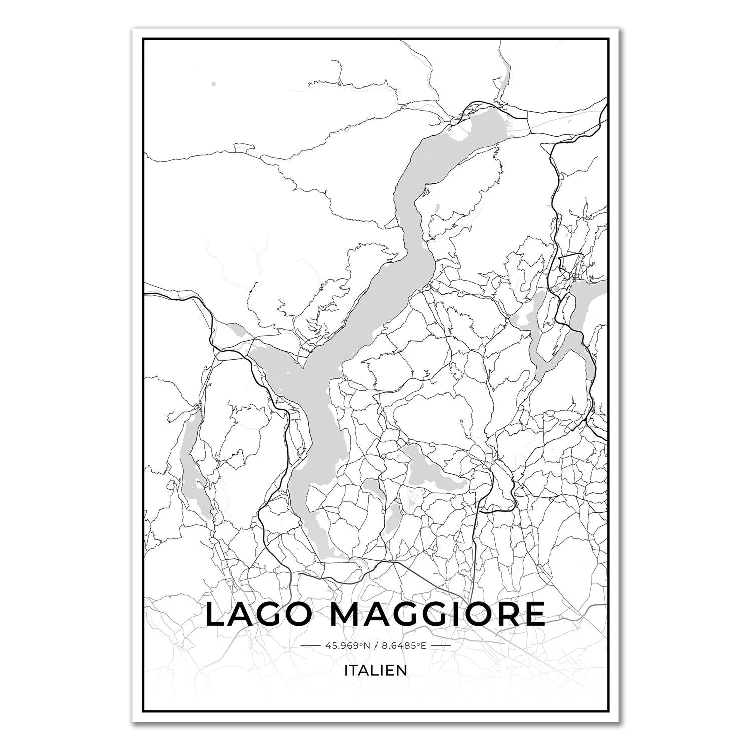 See Karten Poster - Lago Maggiore