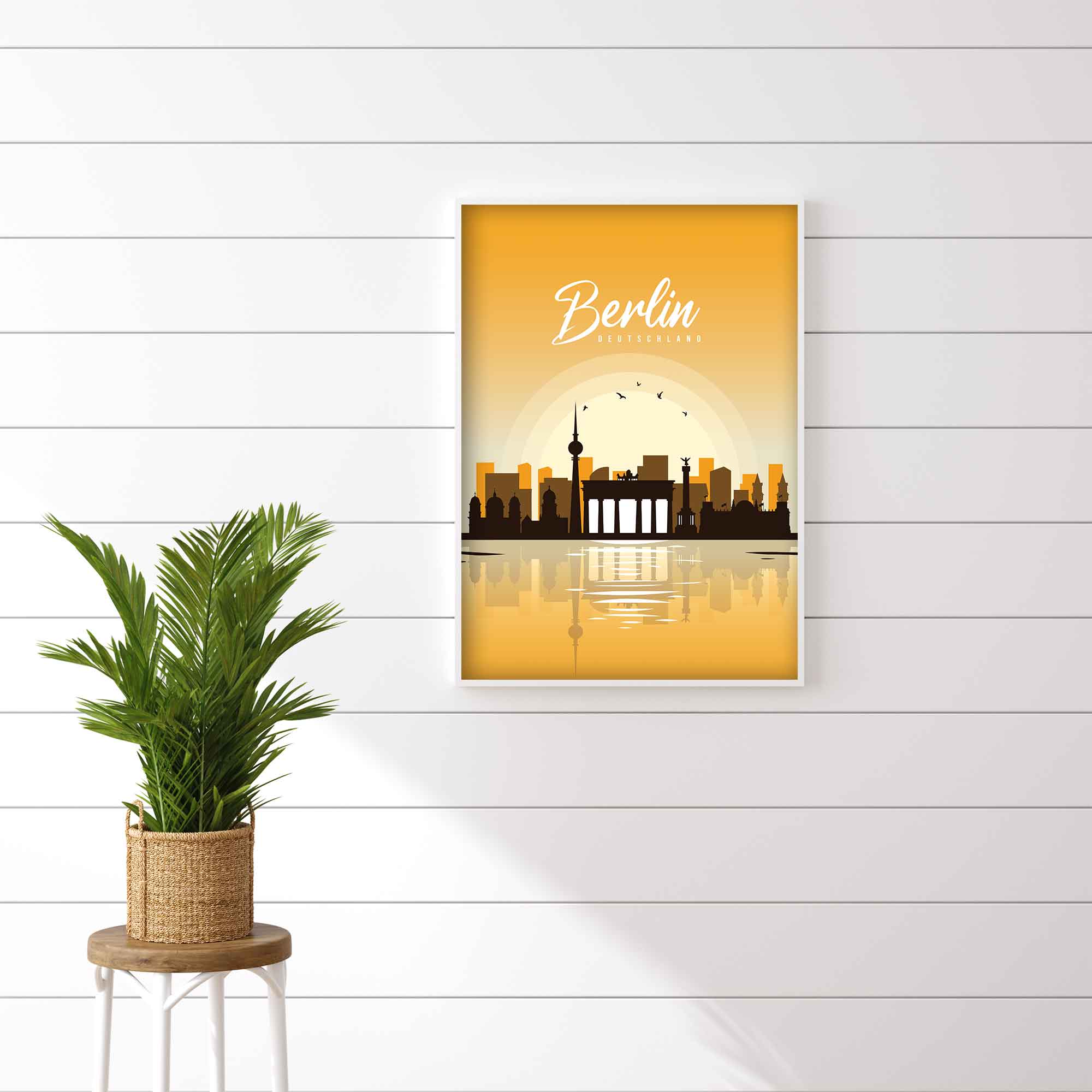 Poster Berlin Skyline - by "Lou"