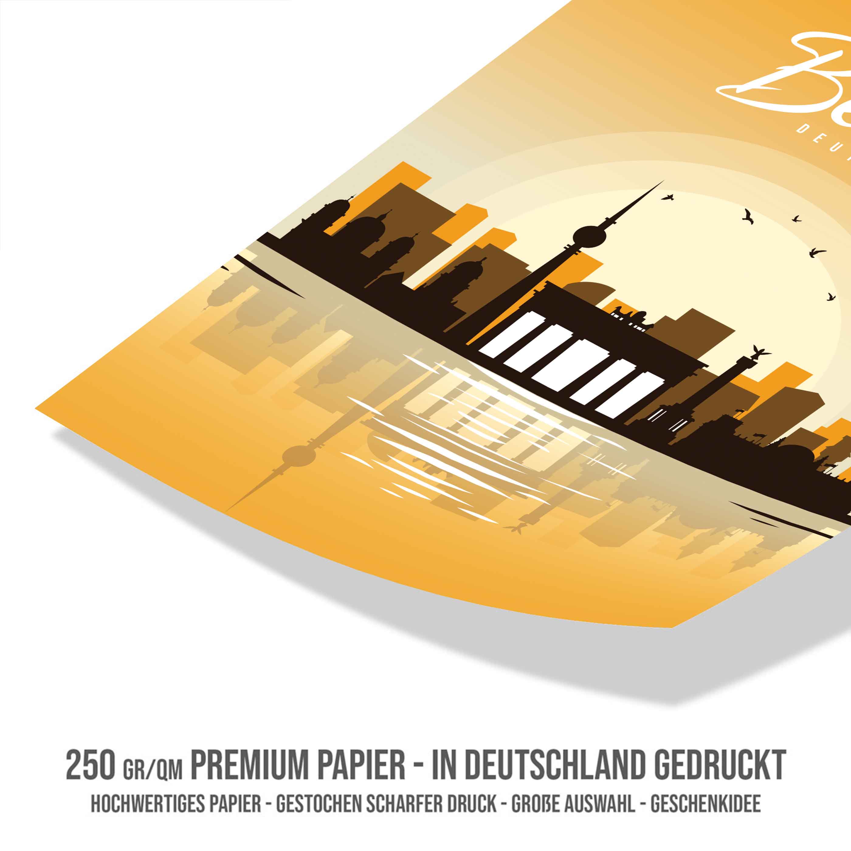 Poster Berlin Skyline - by "Lou"
