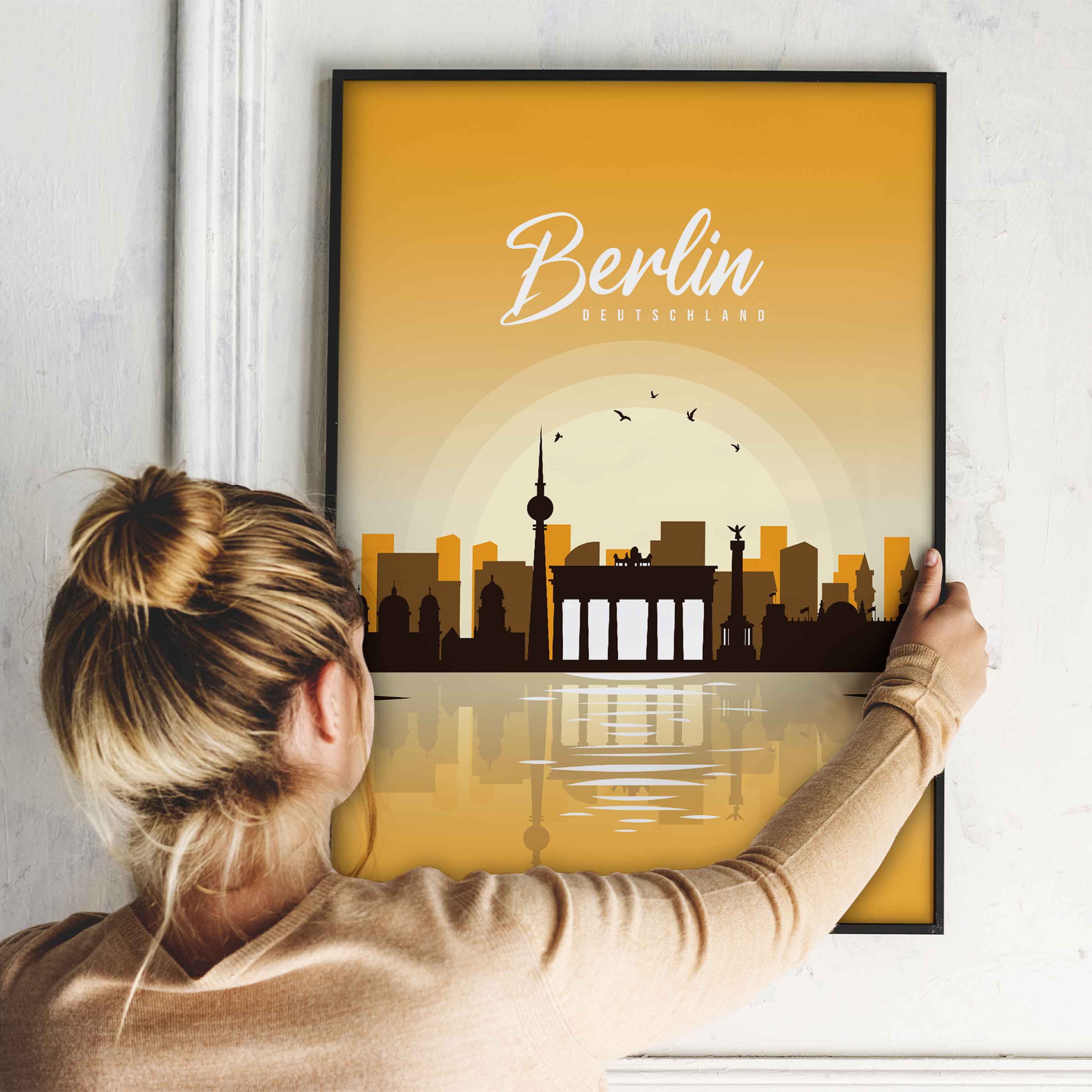Poster Berlin Skyline - by "Lou"
