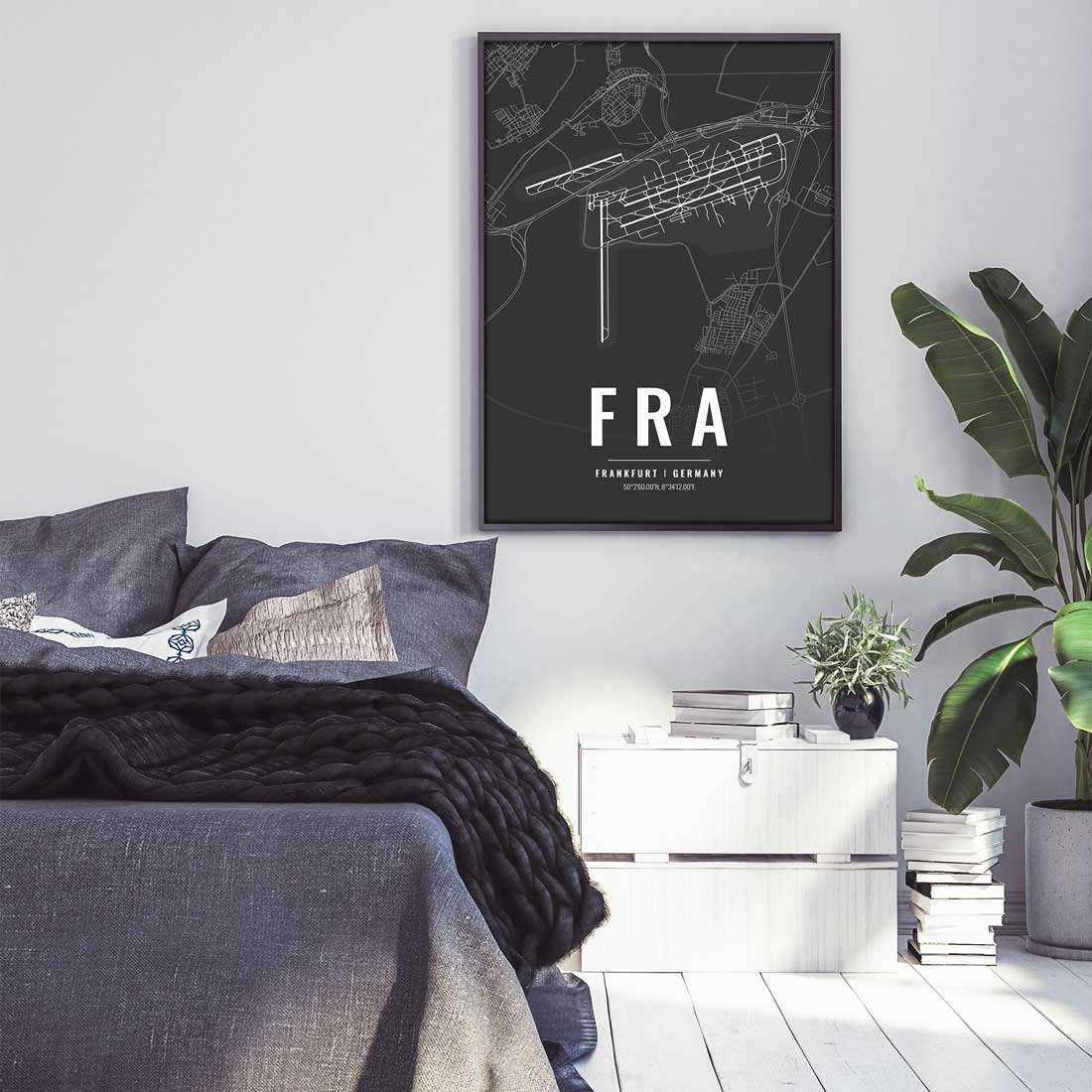 Flughafen Poster - FRA - Frankfurt