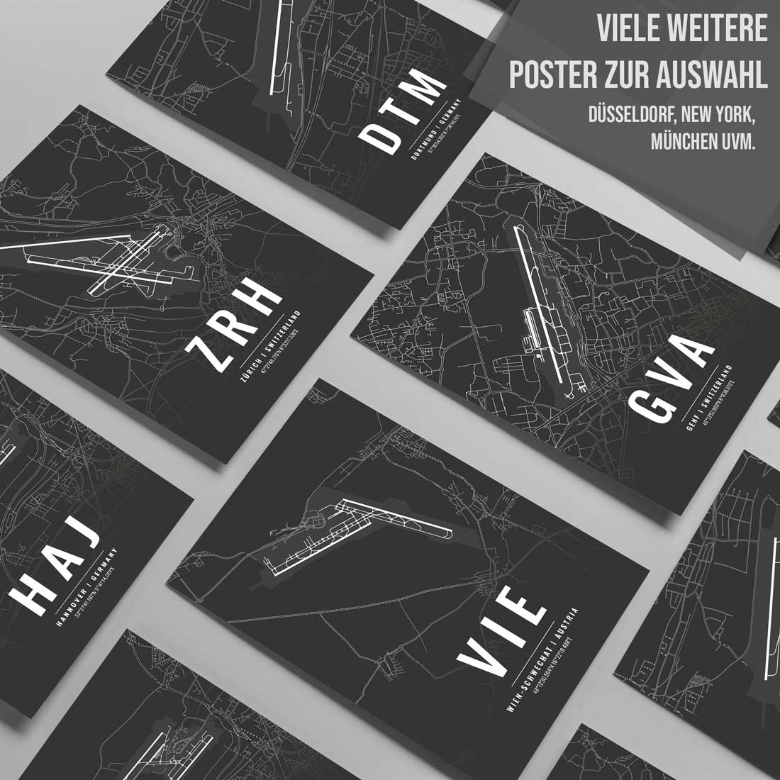 Flughafen Poster - VIE - Wien