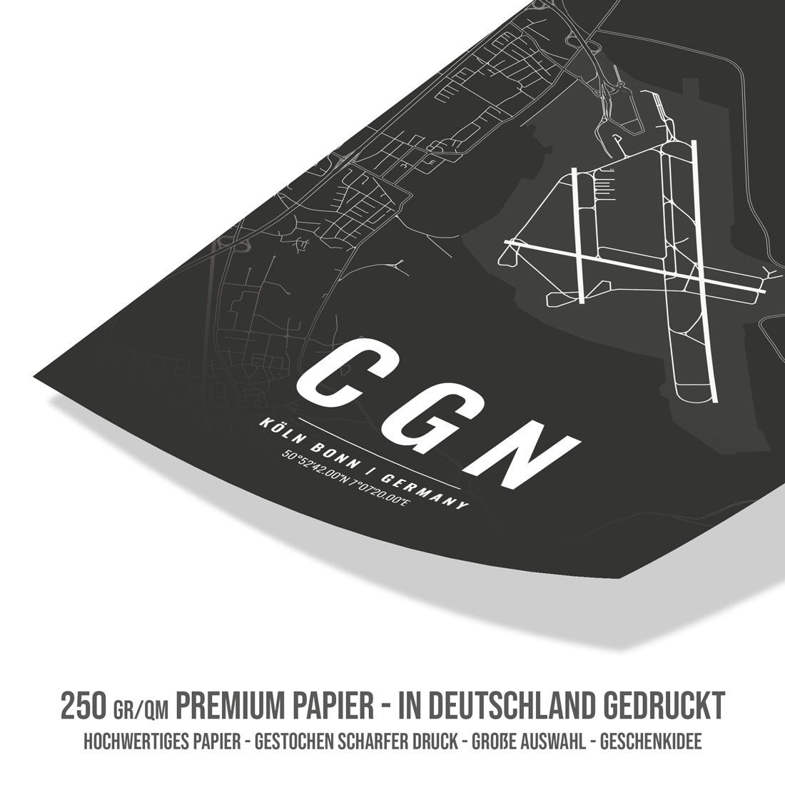 Flughafen Poster - CGN - Cologne Köln