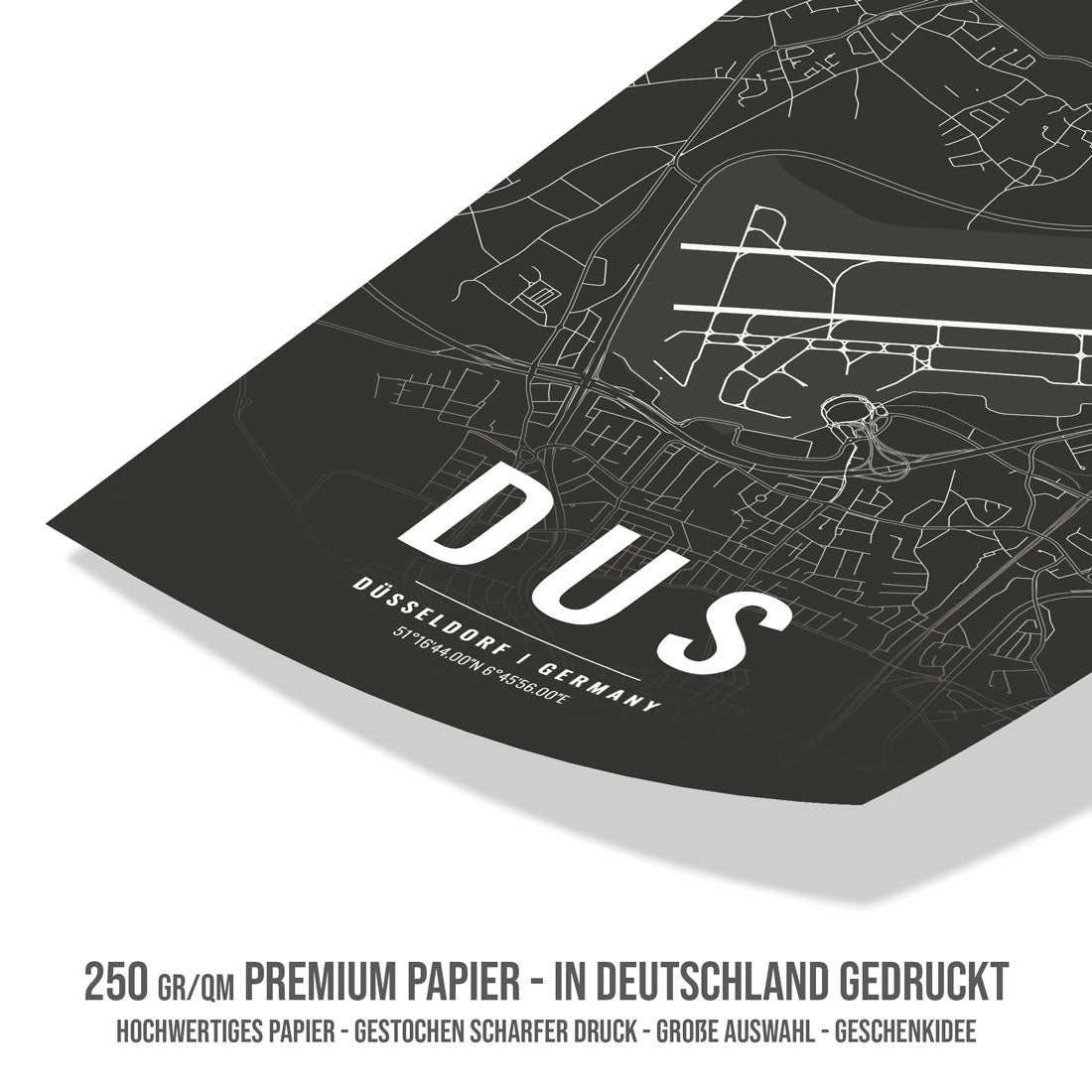 Flughafen Poster - DUS - Düsseldorf