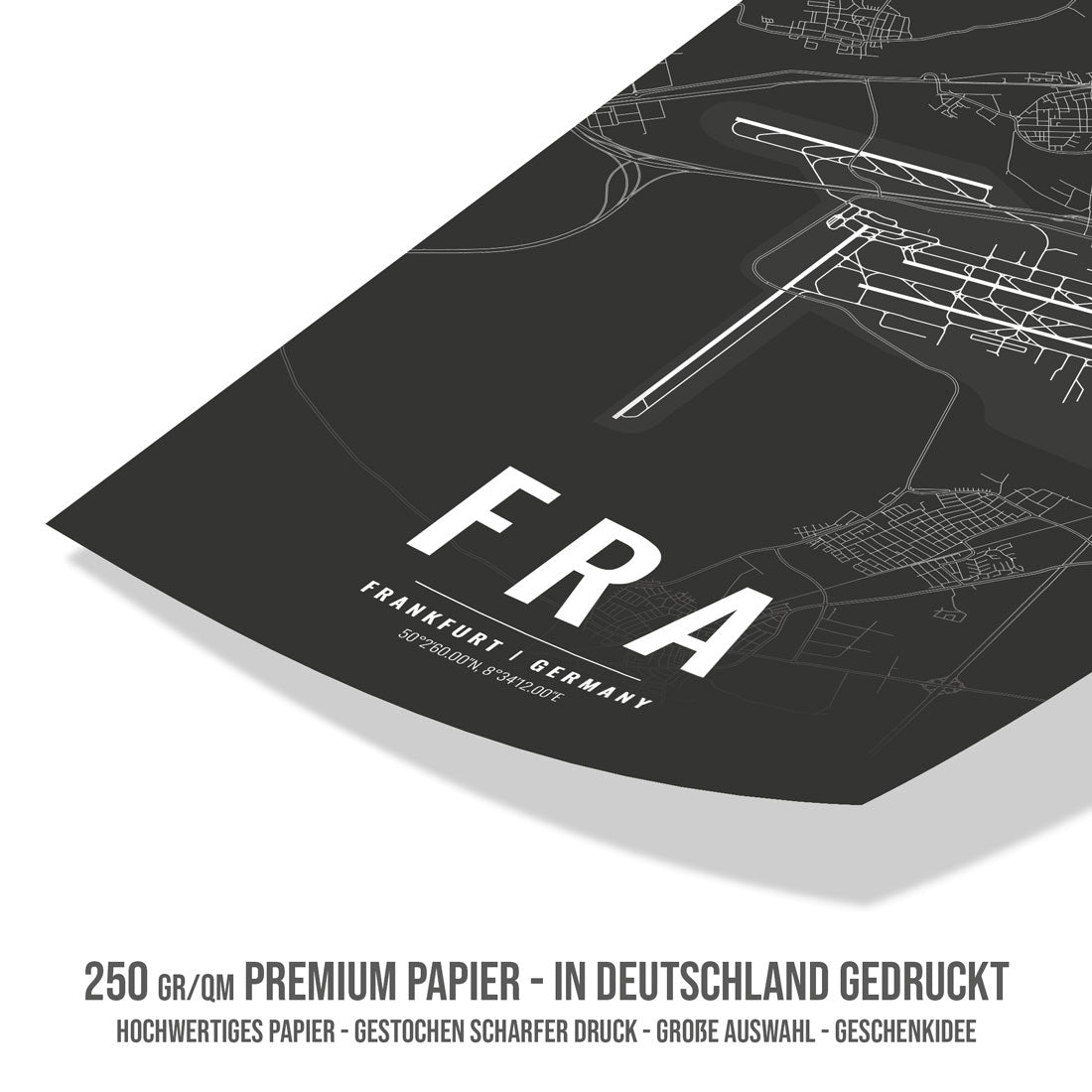 Flughafen Poster - FRA - Frankfurt