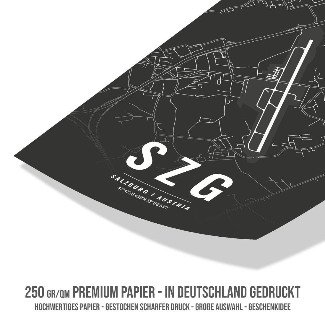 Flughafen Poster - SZG - Salzburg