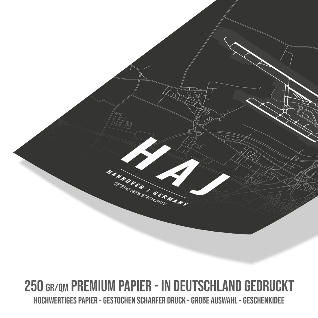 Flughafen Poster - HAJ - Hannover