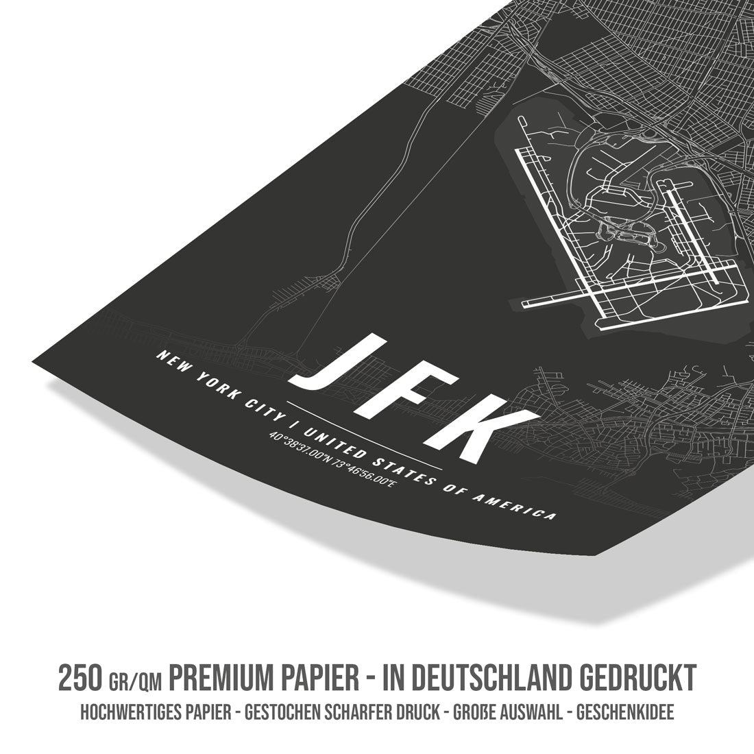 Flughafen Poster - JFK - New York City