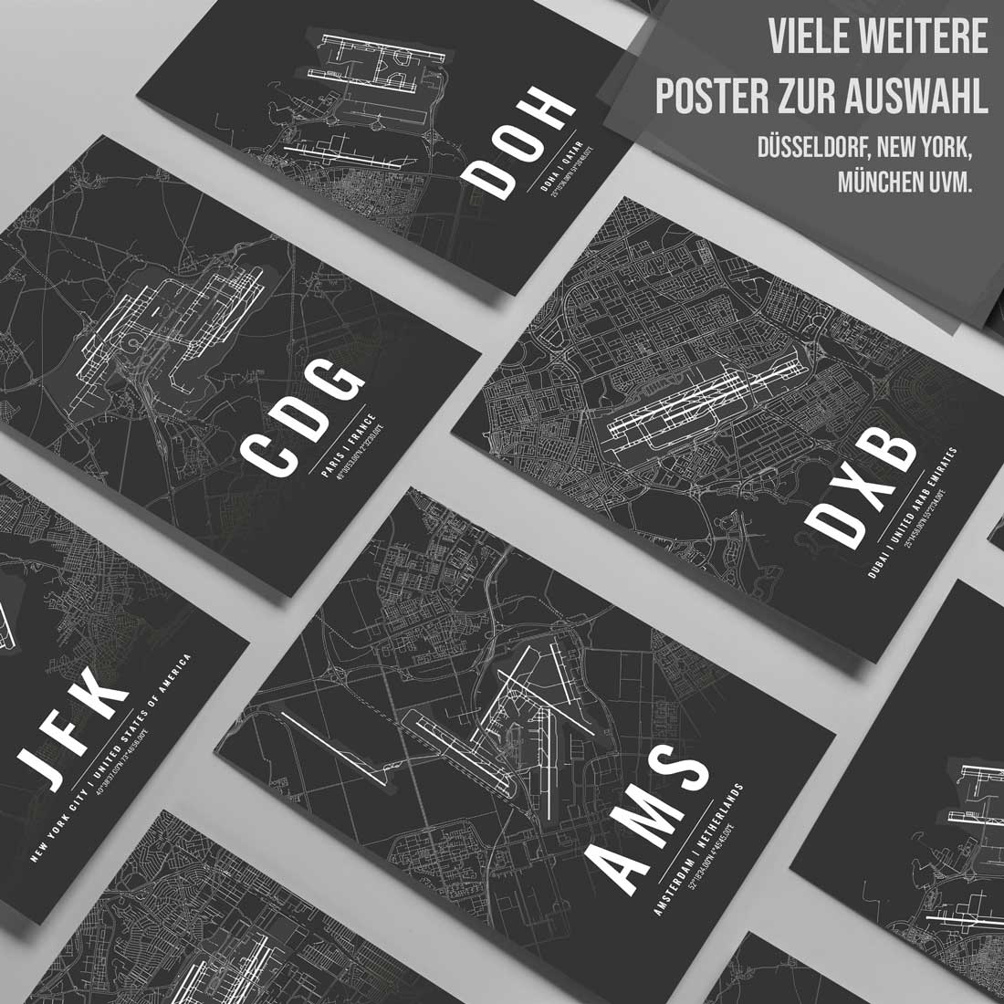 Flughafen Poster - MUC - München