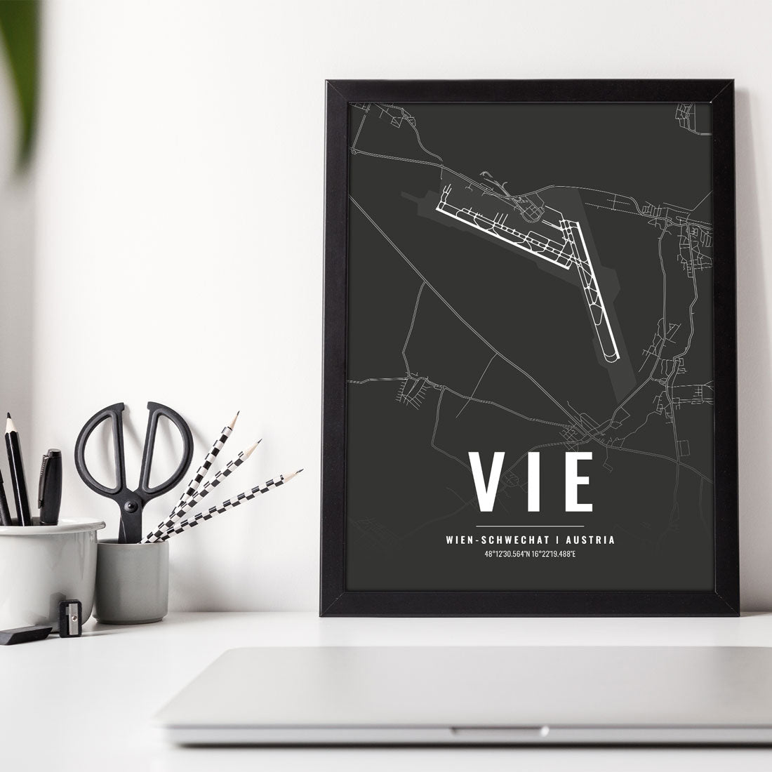 Flughafen Poster - VIE - Wien