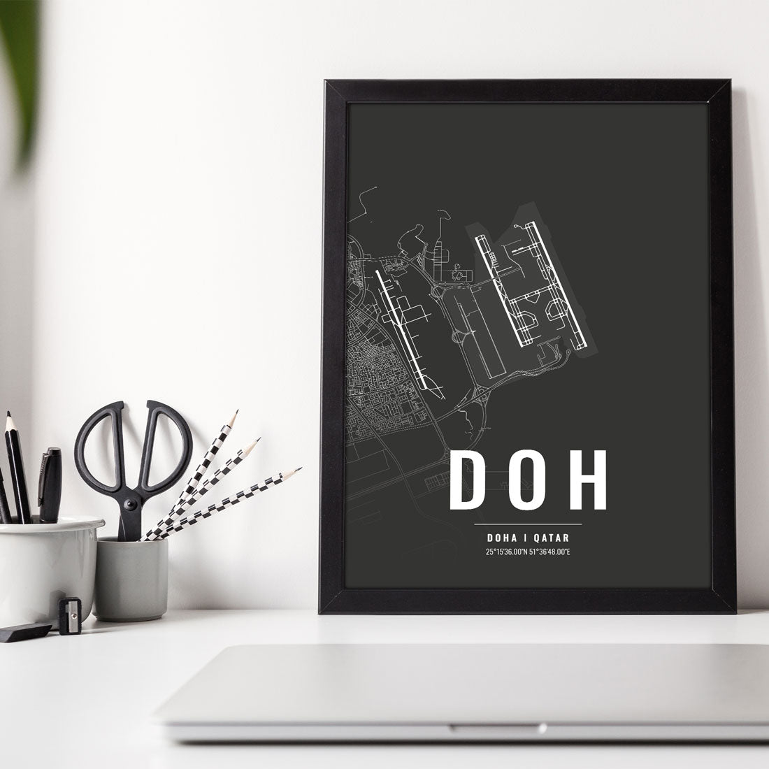Flughafen Poster - DOH - Doha