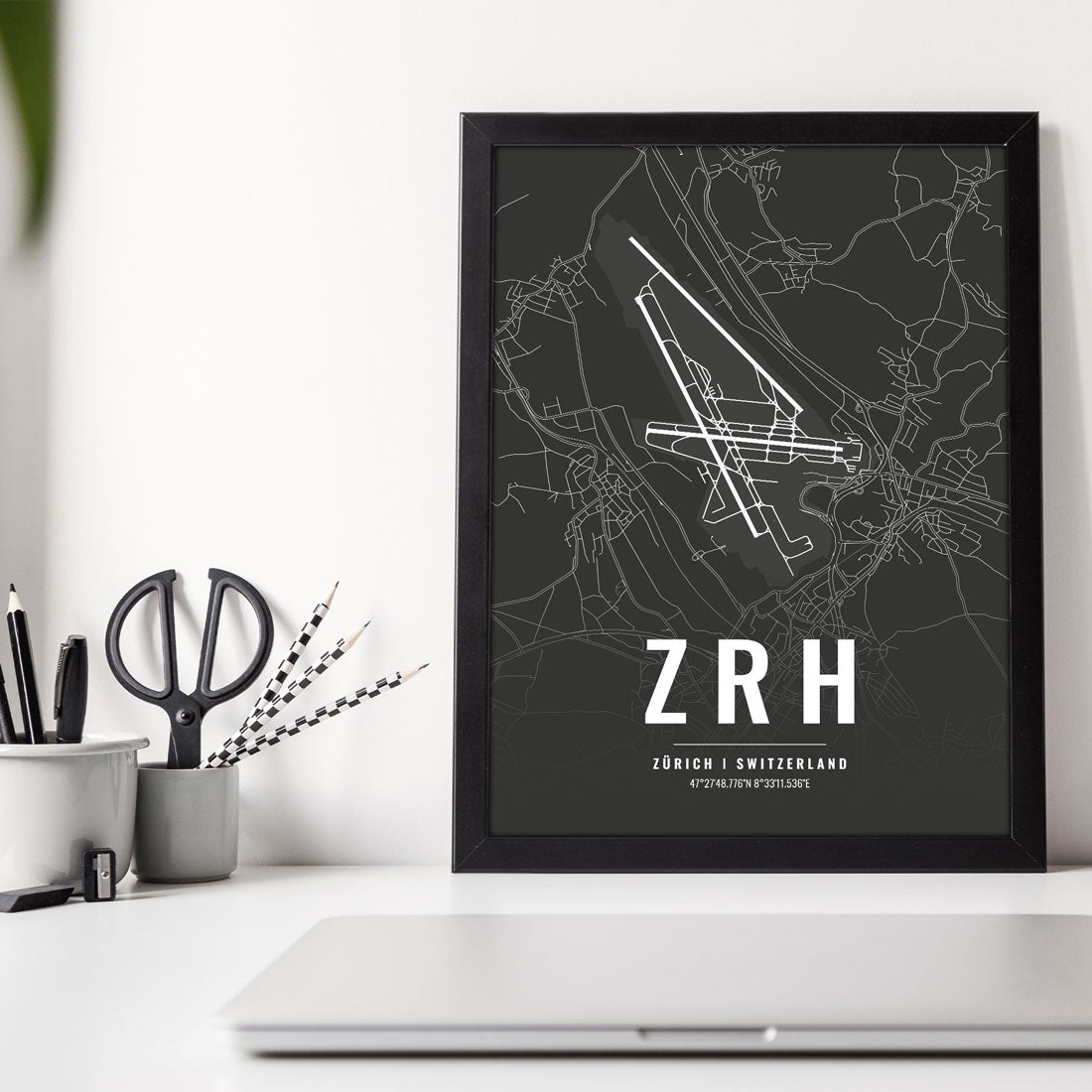 Flughafen Poster - ZRH - Zürich