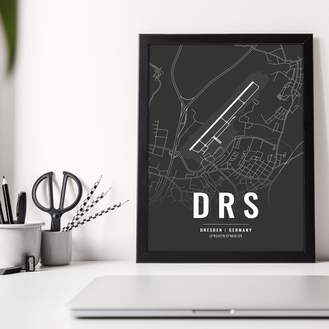 Flughafen Poster - DRS - Dresden