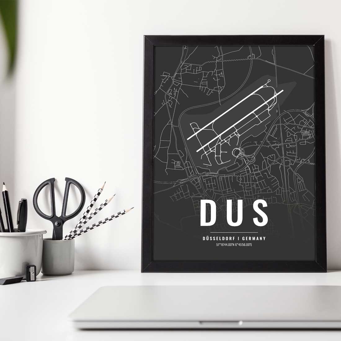 Flughafen Poster - DUS - Düsseldorf