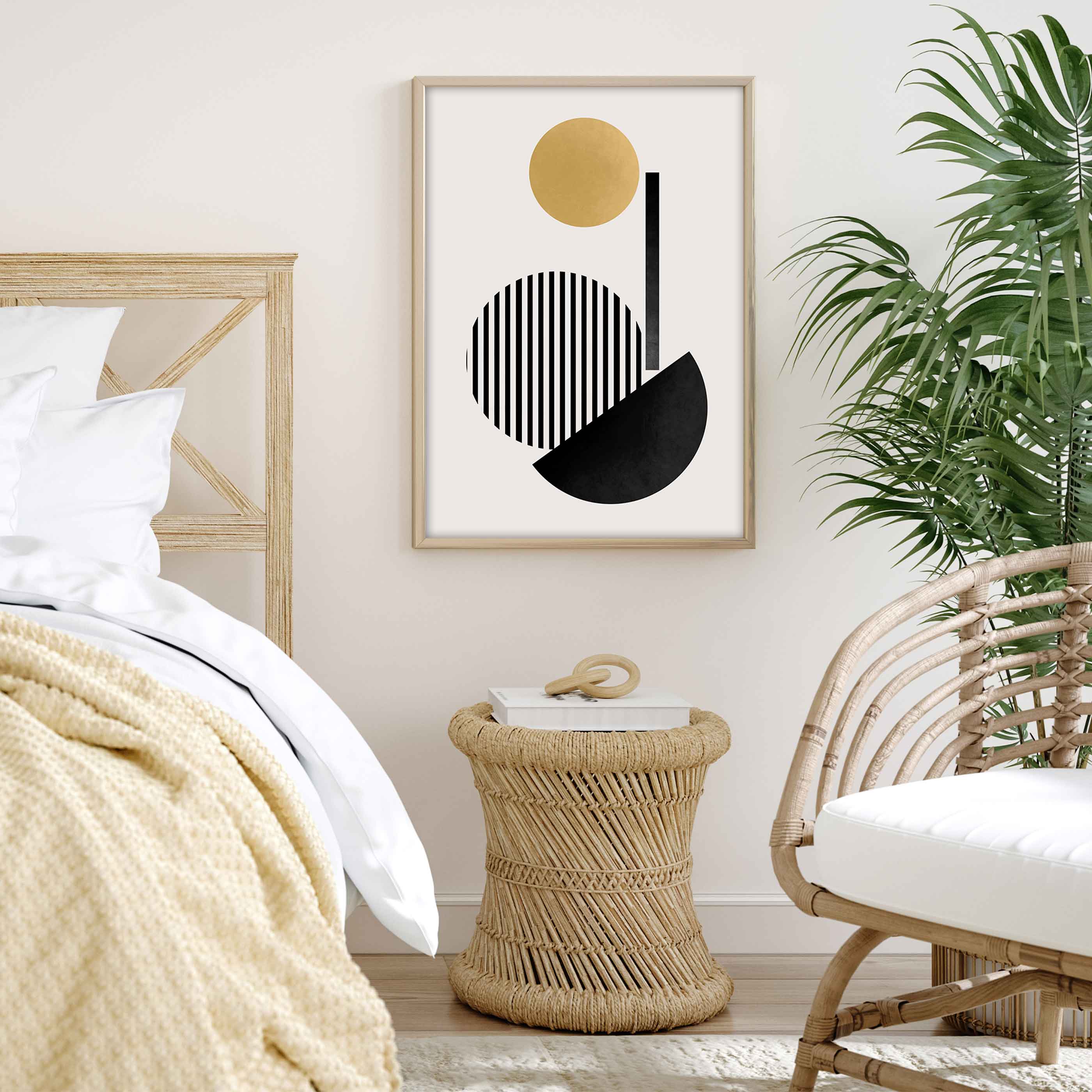 Poster Art Dots and Lines No 1 Line Art
