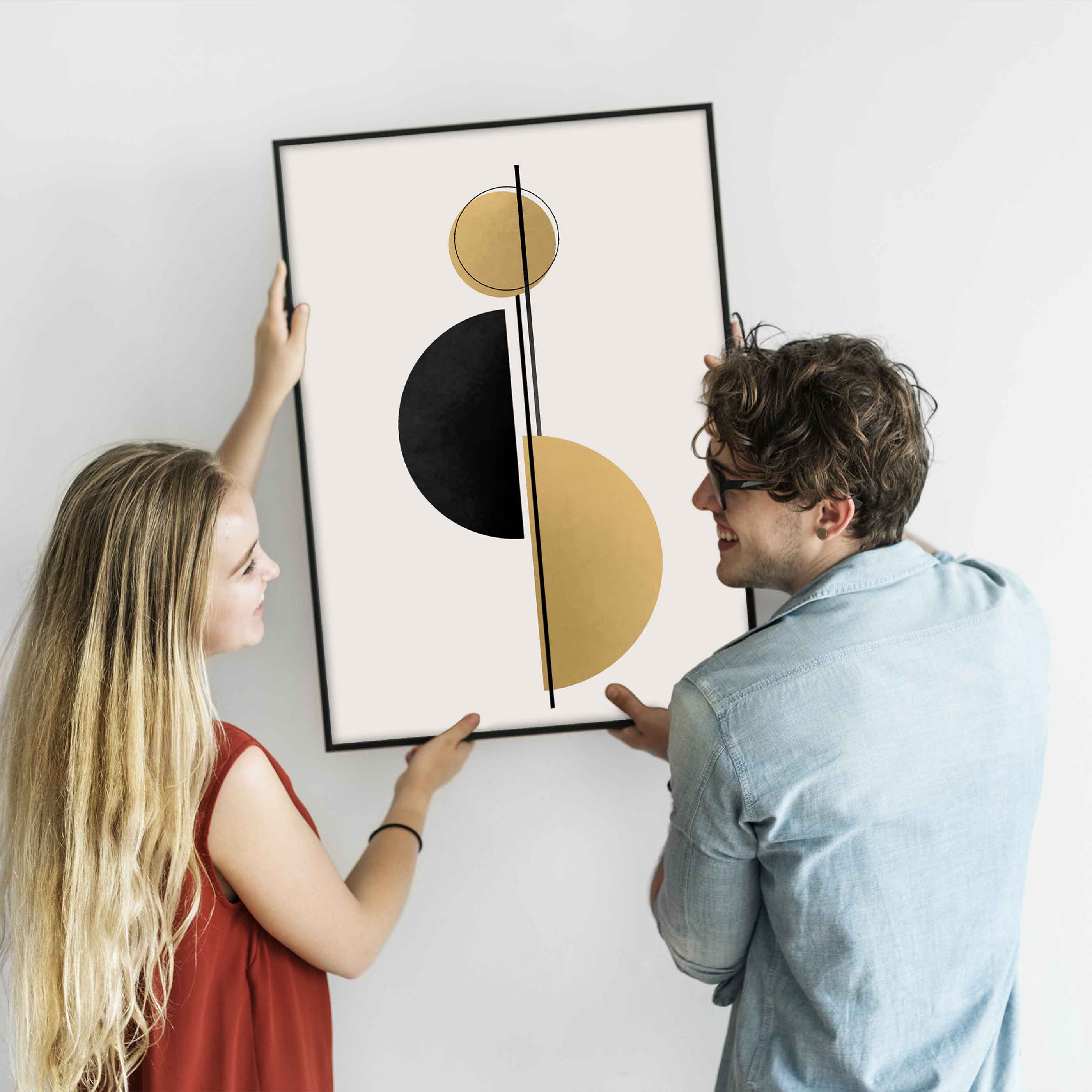 Poster Art Dots and Lines No 2 Line Art