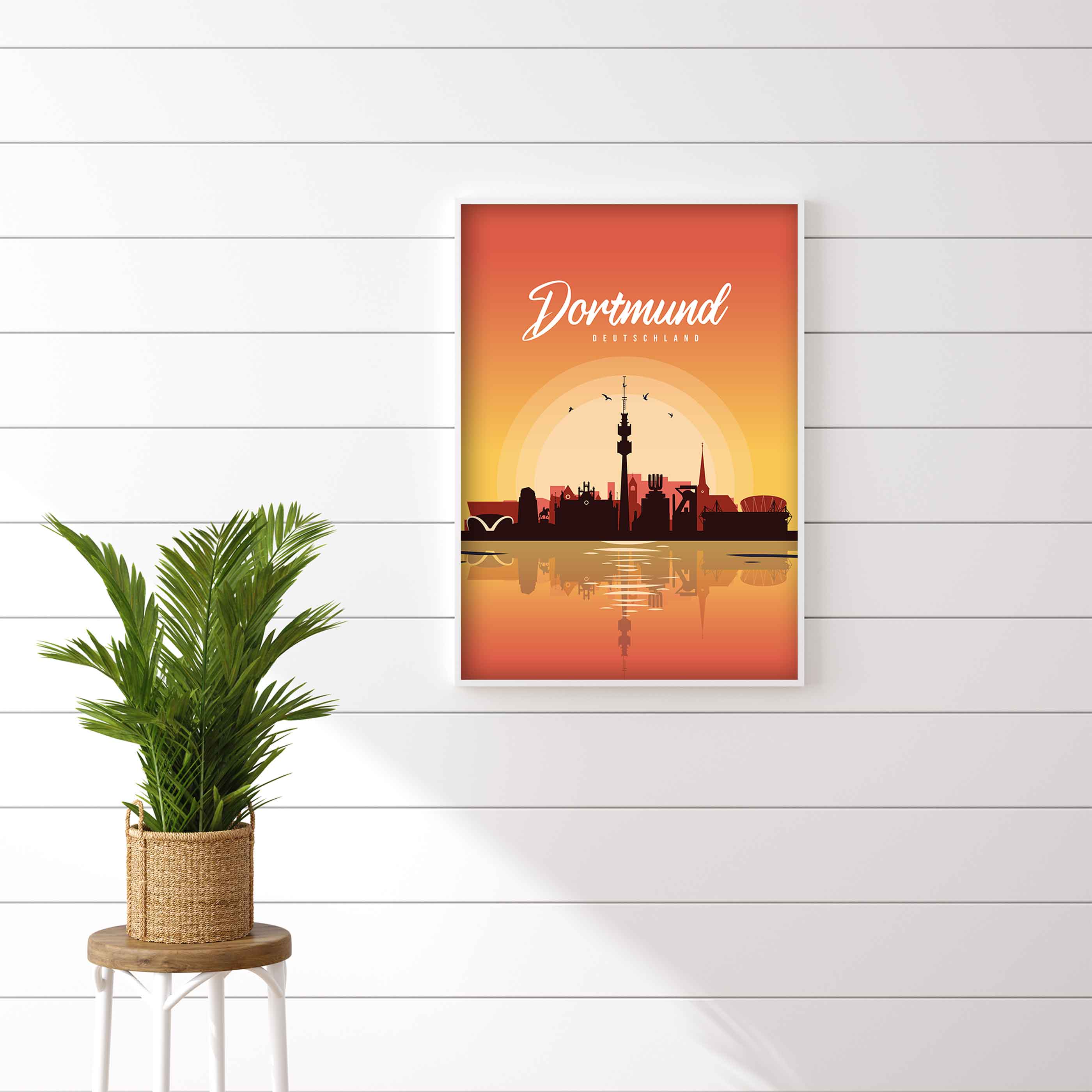 Poster Dortmund Skyline - by "Lou"