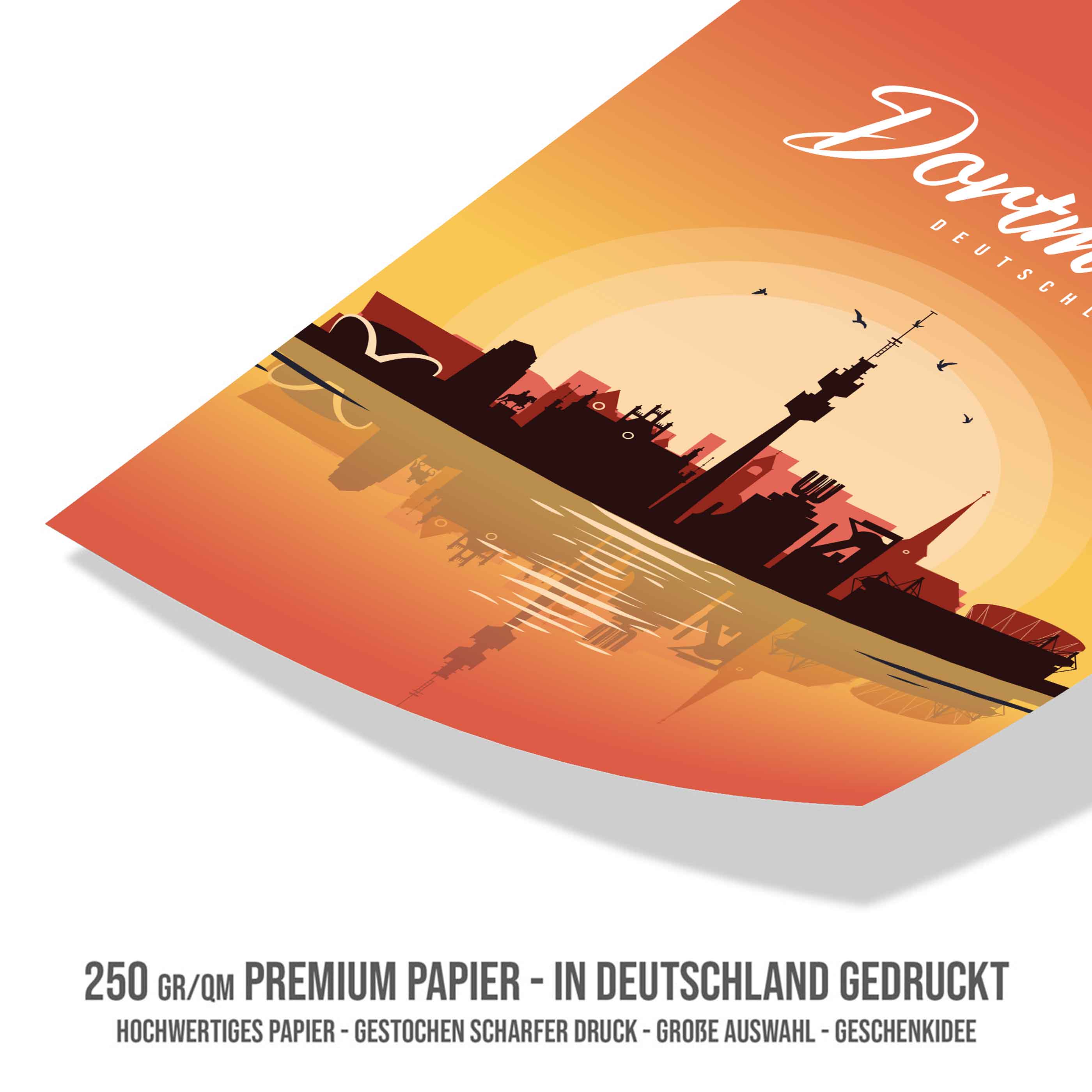 Poster Dortmund Skyline - by "Lou"