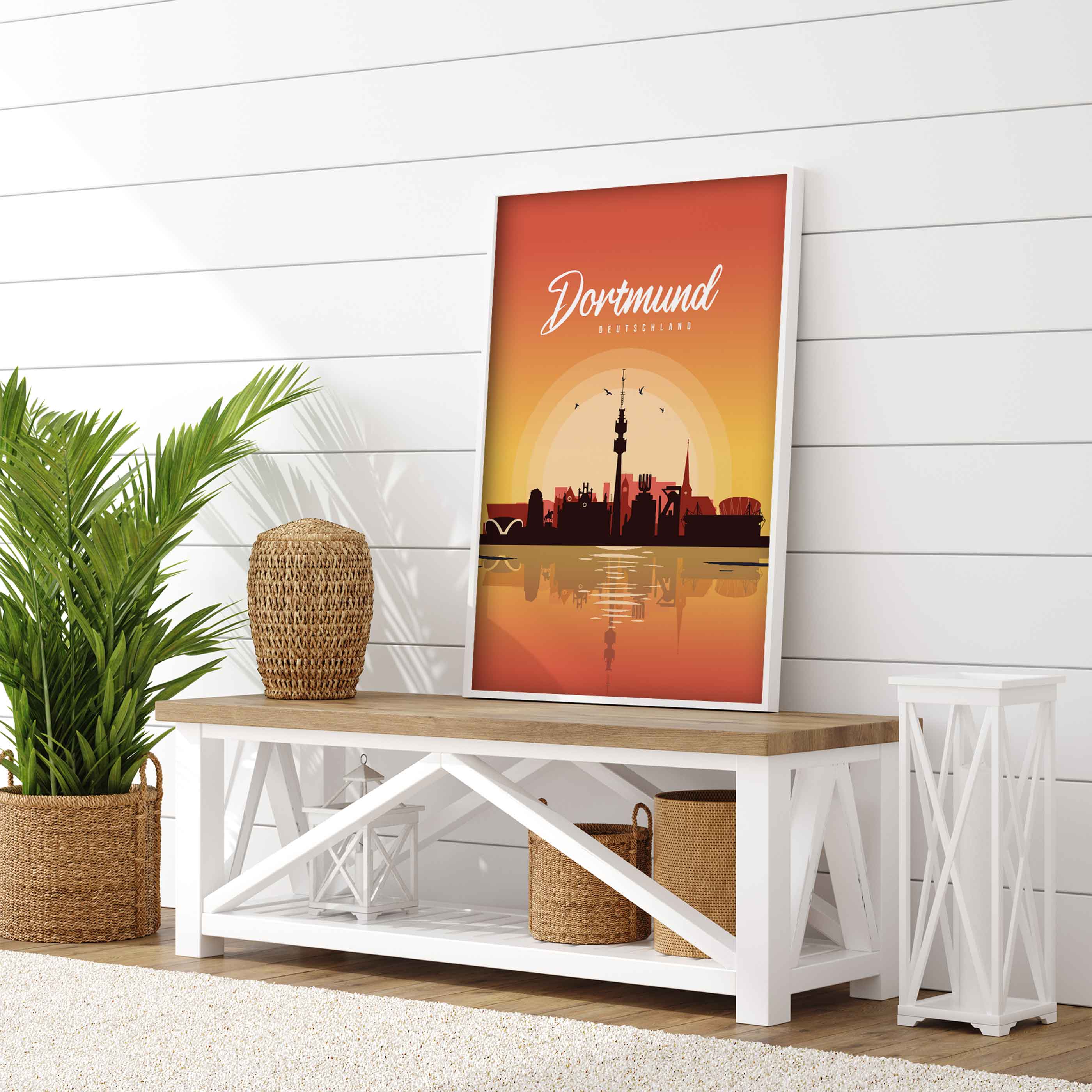 Poster Dortmund Skyline - by "Lou"