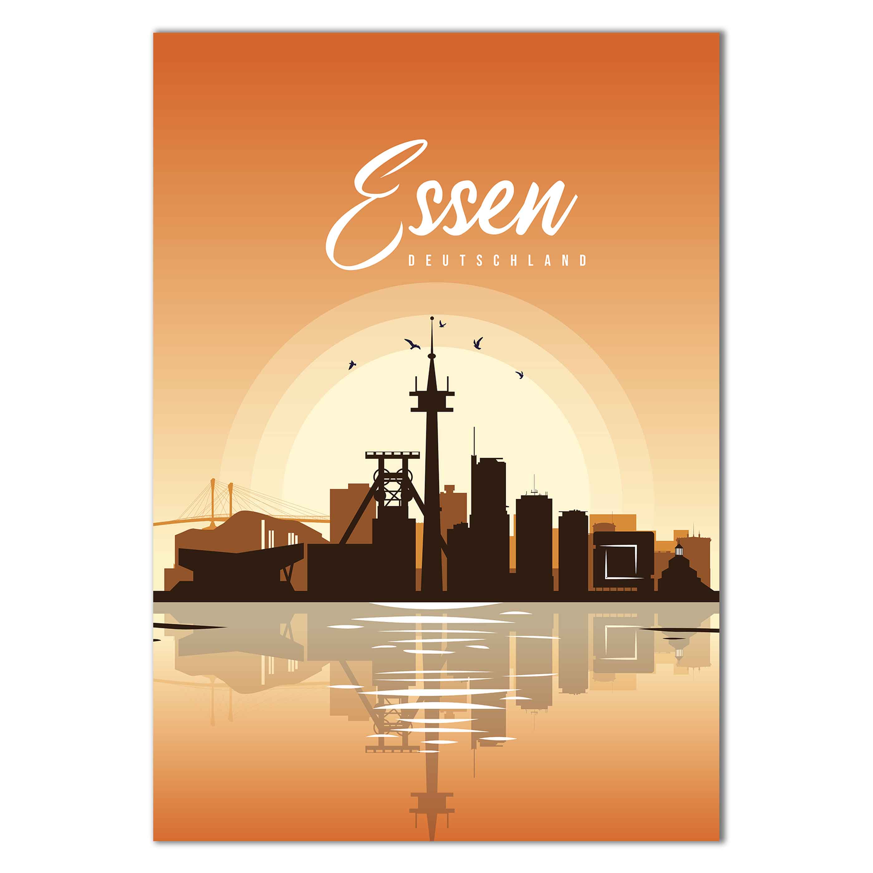 Poster Essen Skyline - by "Lou"