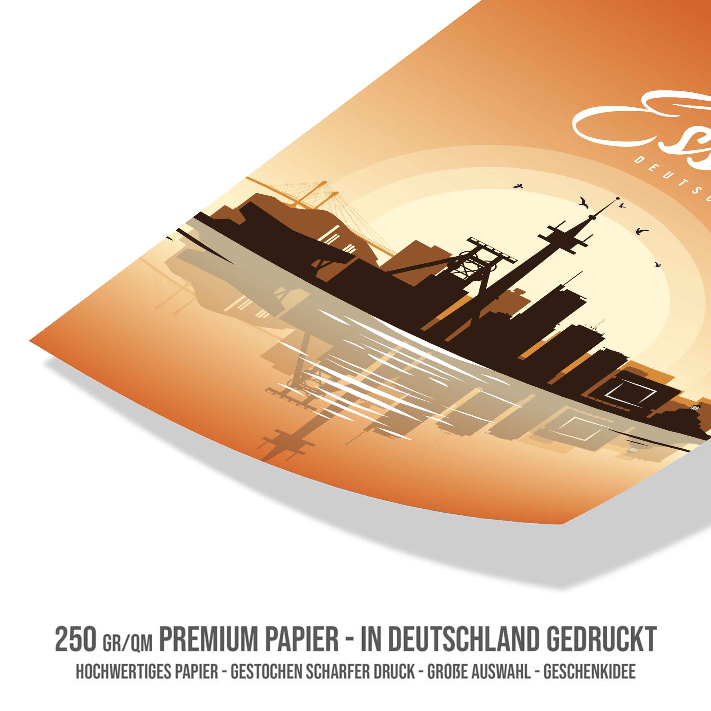 Poster Essen Skyline - by "Lou"