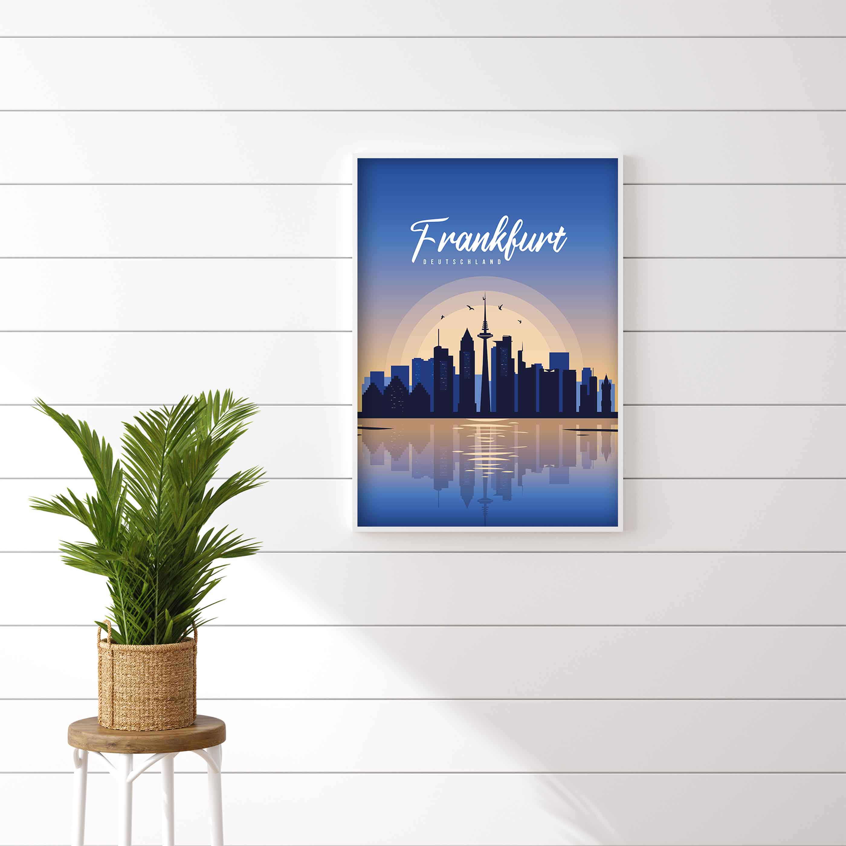 Poster Frankfurt Skyline - by "Lou"