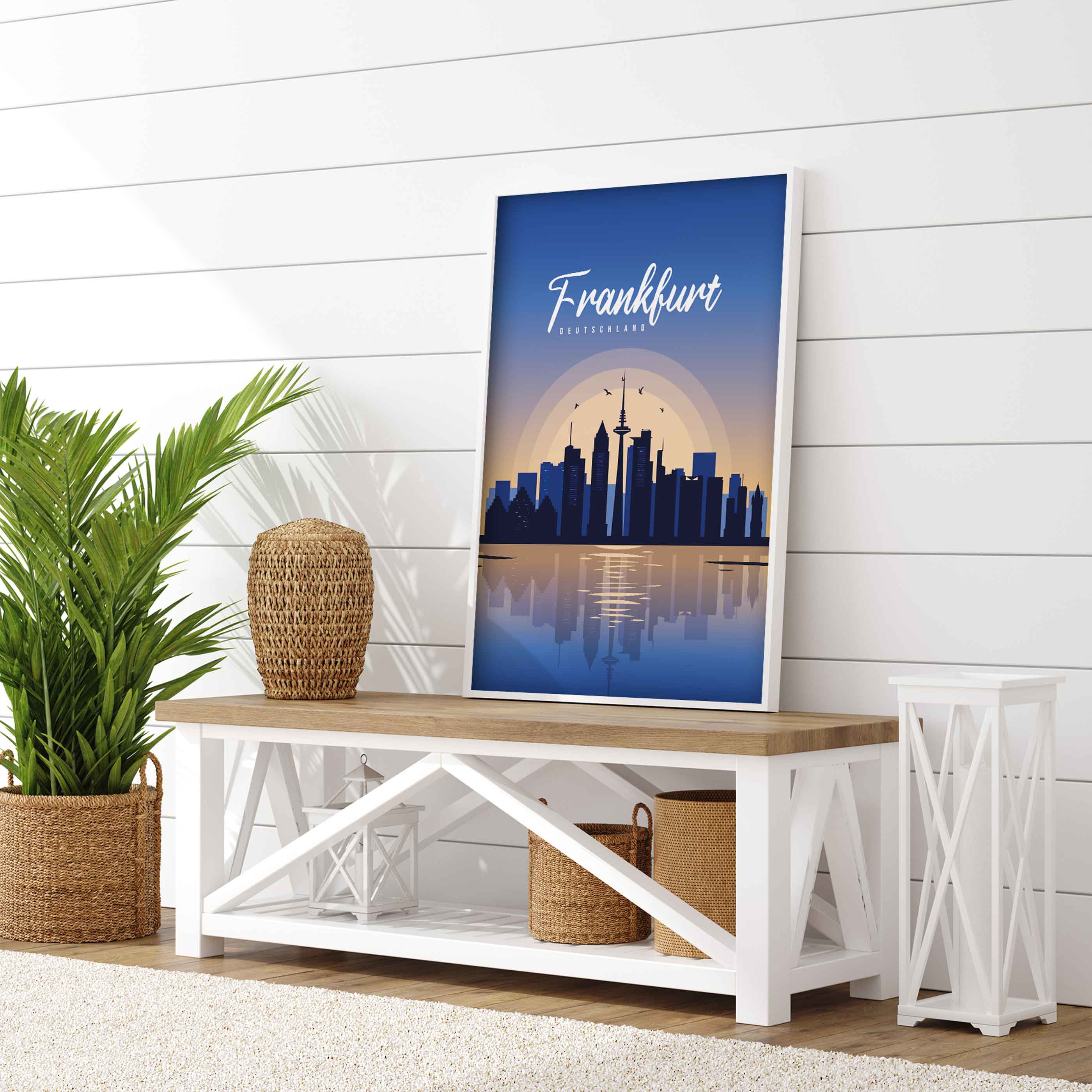 Poster Frankfurt Skyline - by "Lou"